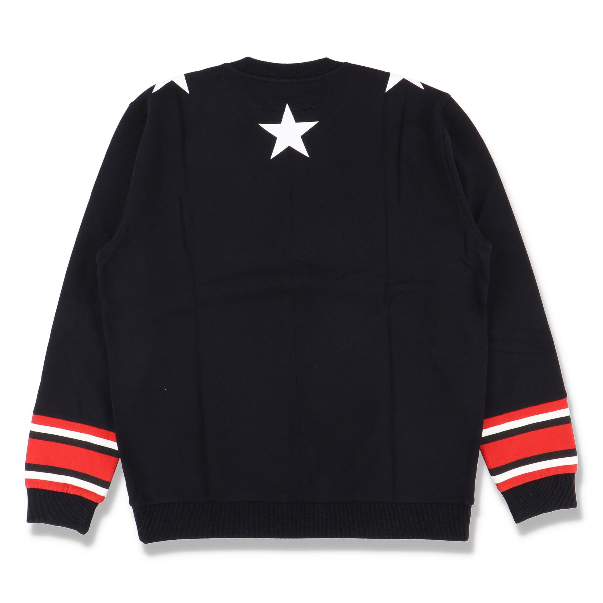 Givenchy Black Stars and Stripes Oversized Sweatshirt Size US XXS / EU 40 - 11 Thumbnail