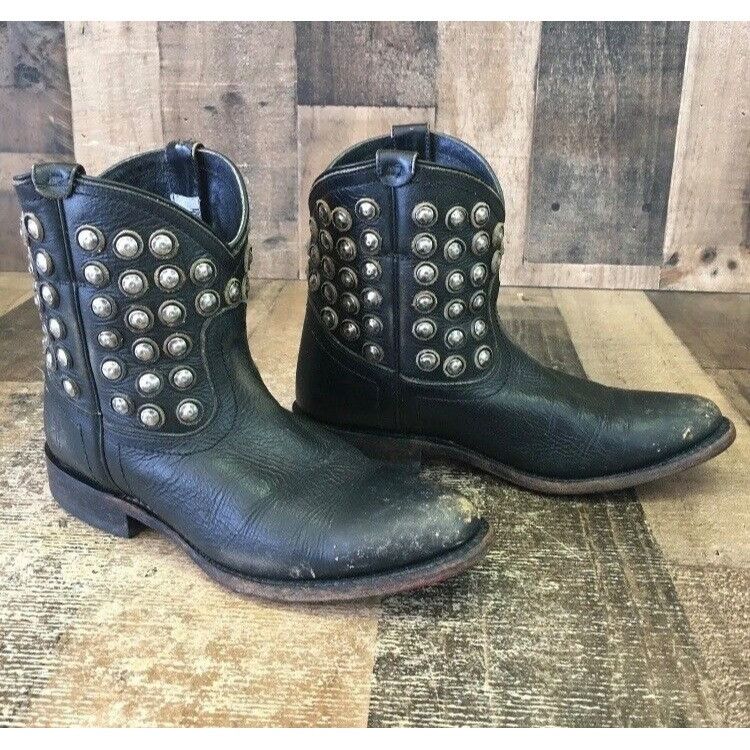 Frye Frye 76684 Wyatt Studded Ankle Cowboy Boots Womens 6.5 B Size US 6.5 / IT 36.5 - 5 Thumbnail