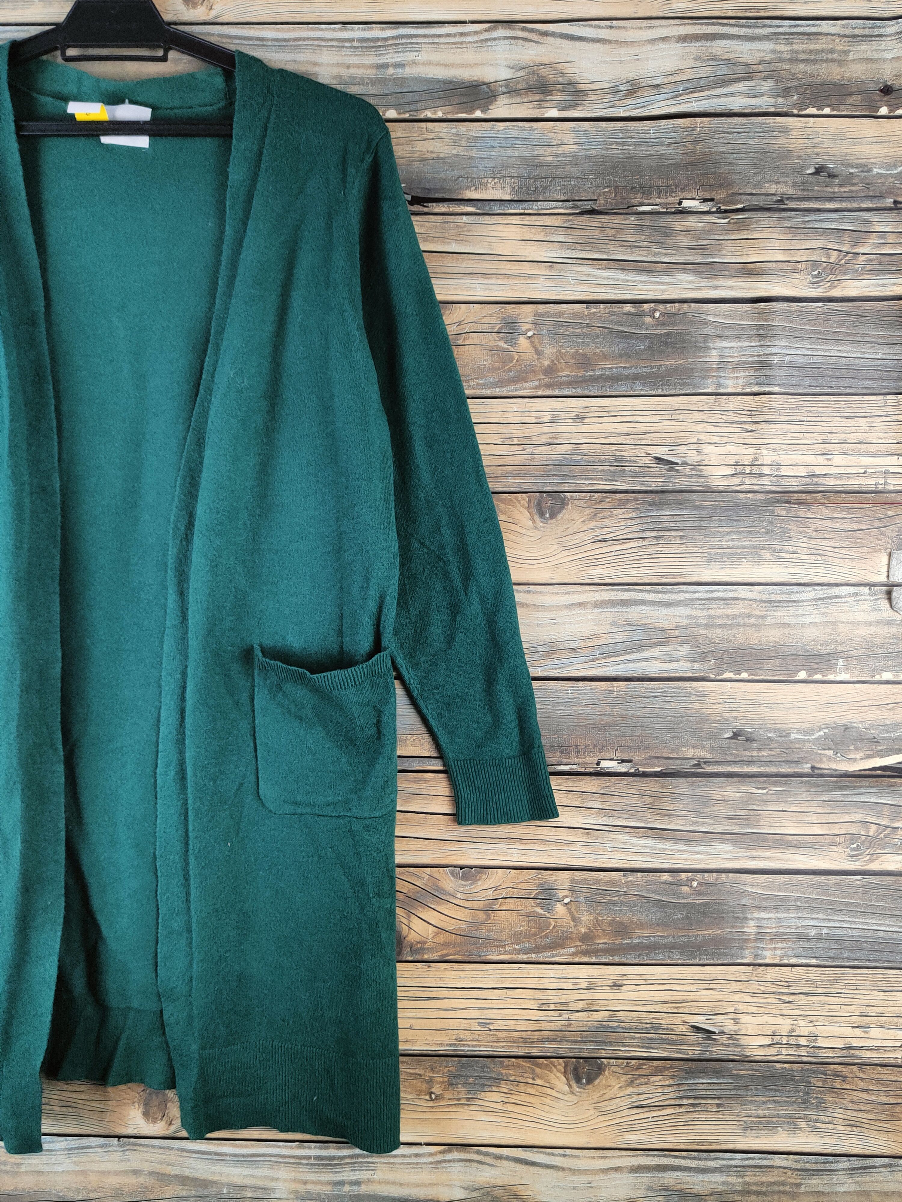 Japanese Brand DL Cascata Green Knitwear Cardigan #46-944 Size M / US 6-8 / IT 42-44 - 5 Thumbnail