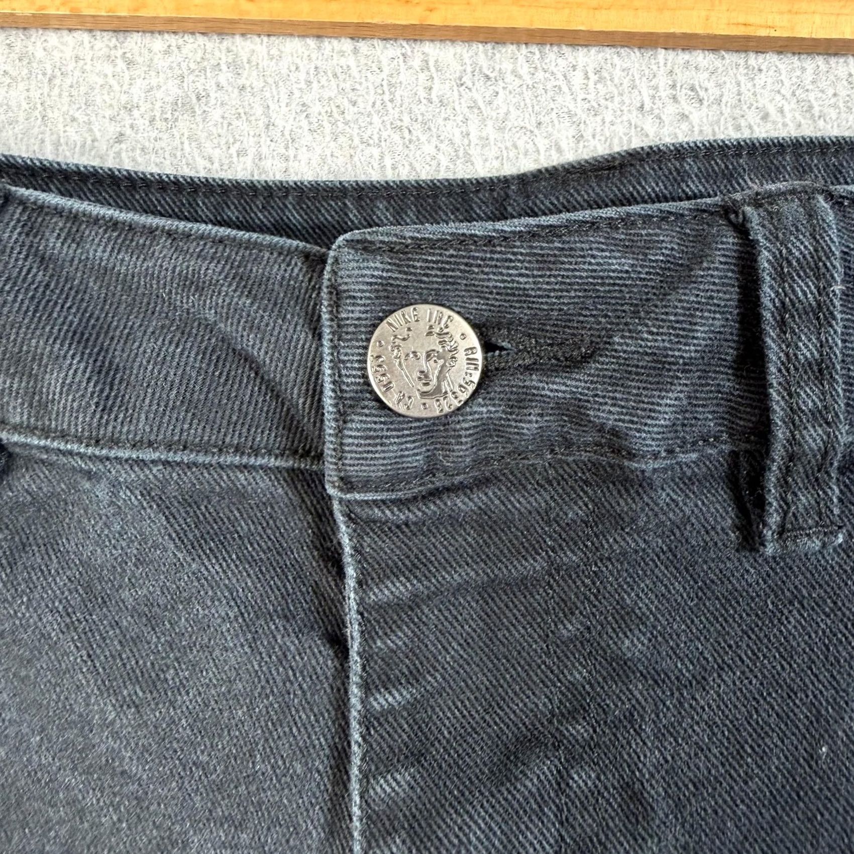 Nike Nike Jeans Mens 34x28 Black Relaxed Fit Cargo Denim Streetwear Y2K Size US 34 / EU 50 - 6 Thumbnail