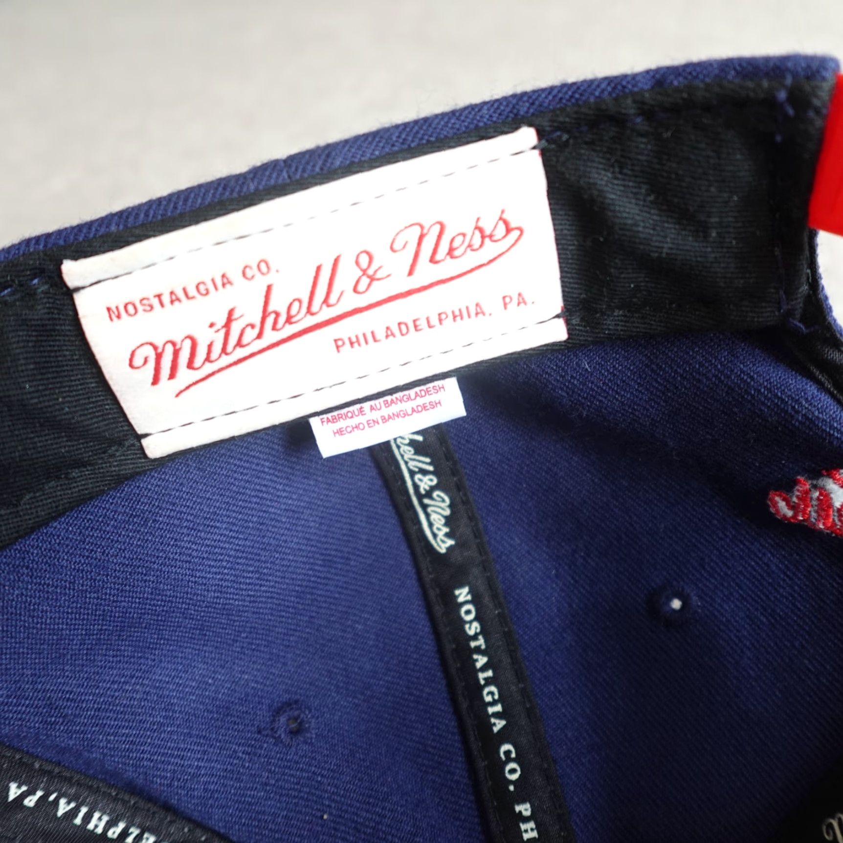 Mitchell & Ness Mitchell & Ness New York Giants Hat Snapback Blue Red Embroidered 2012 One Size Men Sports Adjustable Size ONE SIZE - 5 Thumbnail