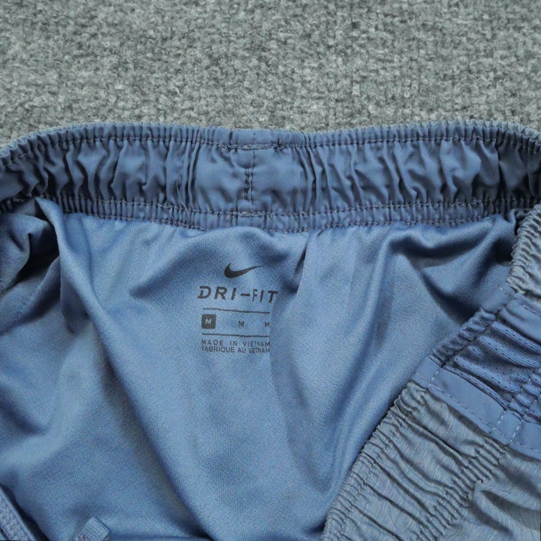 Nike Nike Shorts Womens Medium Blue Grey Lined Dri Fit Running Gym Athletic Size 32" / US 10 / IT 46 - 3 Thumbnail