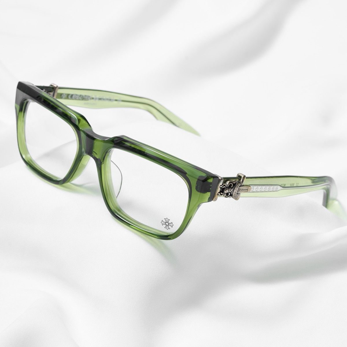 Chrome Hearts CHROME HEARTS VAGILLIONAIRE I DARK OLIVE GLASSES Size ONE SIZE - 2 Thumbnail