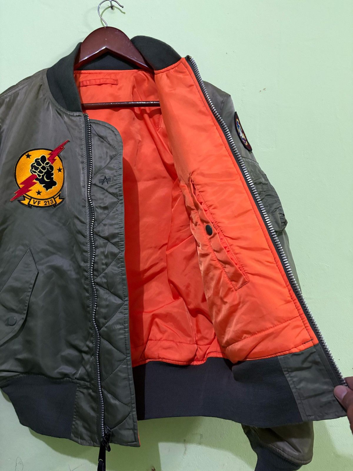 Alpha Industries Alpha Industries MA-1 Bomber Jacket Top Gun Design Size US M / EU 48-50 / 2 - 5 Thumbnail