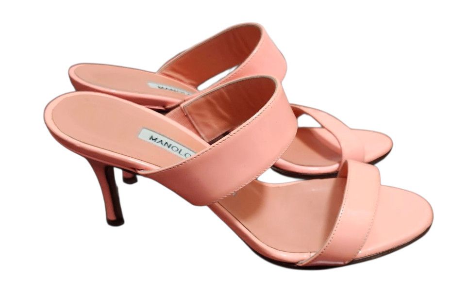 Manolo Blahnik Manolo Blahnik Coral High Heel Shoes Sleek Design Size 36 Size US 5.5 / IT 35.5 - 2 Thumbnail