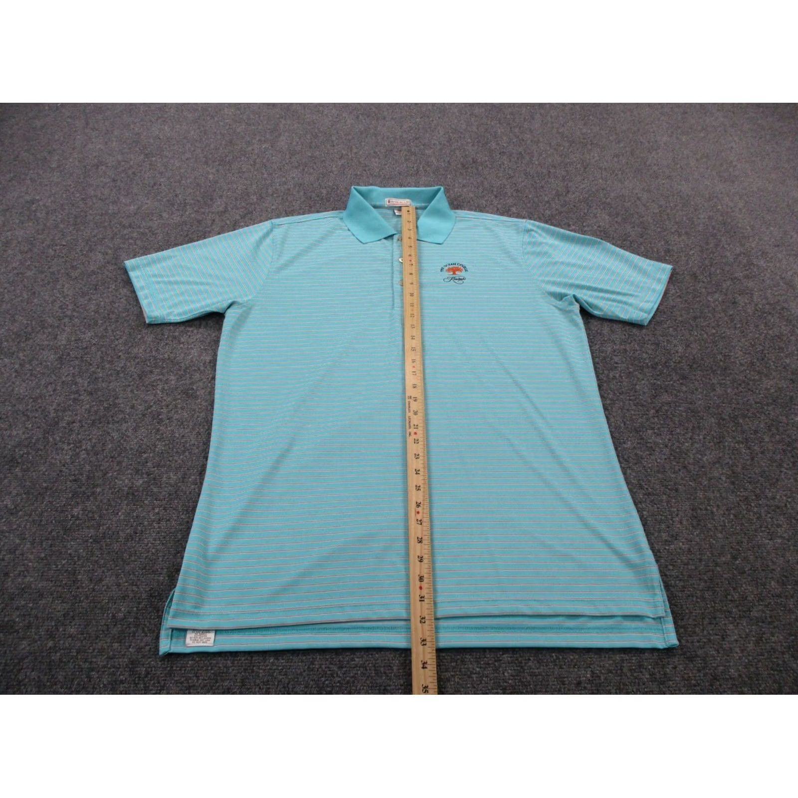 Peter Millar Peter Millar Polo Shirt Mens L Summer Comfort Golf Stretch Ocean Course Kiawah Size US XL / EU 56 / 4 - 3 Thumbnail