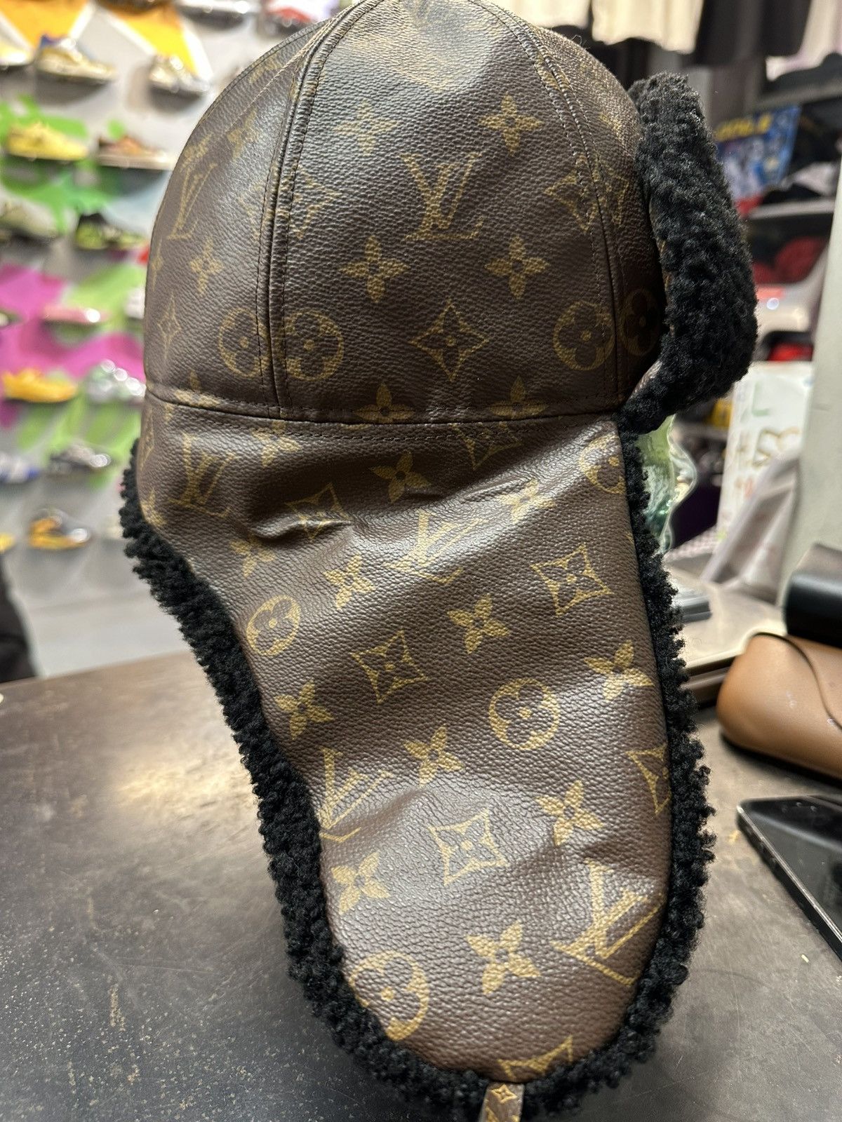 Louis Vuitton Louis Vuitton Alpes Fur Cap Size ONE SIZE - 7 Thumbnail