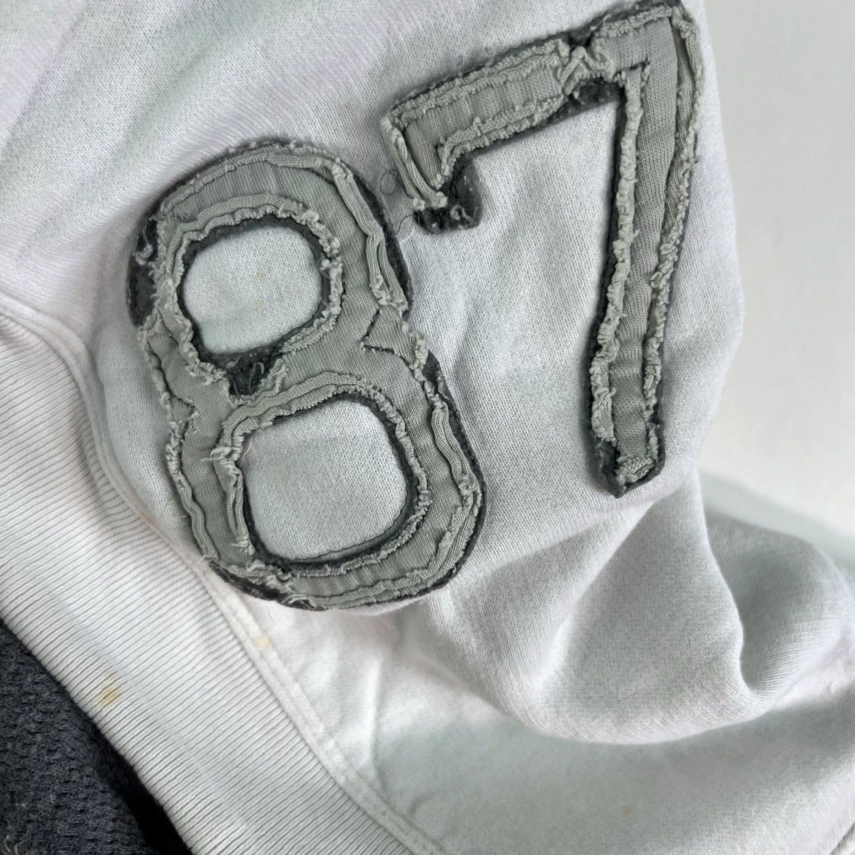 Vintage Aéropostale ATH DEPT of NTC 87 Hooded Sweatshirt Adult Size M White Embroidered Size US M / EU 48-50 / 2 - 6 Thumbnail