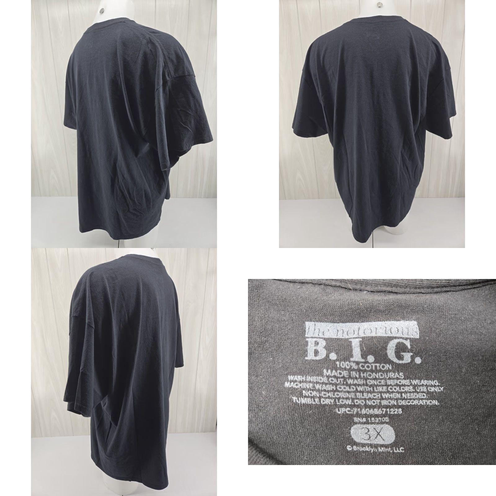 Vintage VINTAGE Notorious 3XL Black Biggie Smalls Shirt It Was All A Dream Hip Hop 90s Tee Mens Size US XXL / EU 58 / 5 - 8 Thumbnail