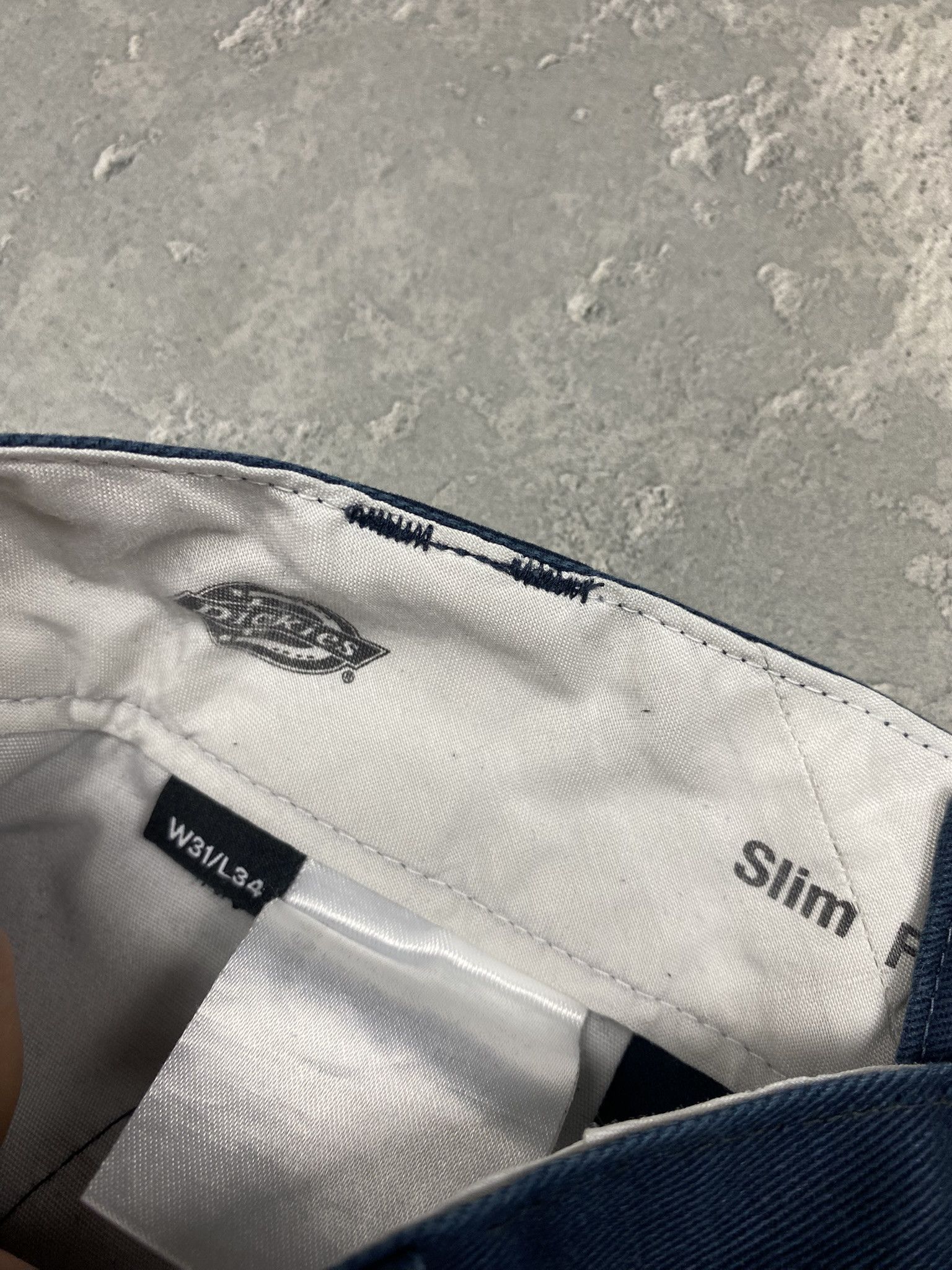 Dickies Spodnie Dickies męskie granatowe W31 L34 Size US 31 - 3 Thumbnail