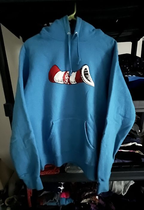 Supreme cat in the hat best sale hoodie green