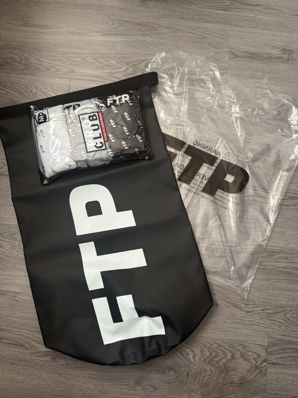 Fuck The Population FTP Skull Duffle Bag Glow in the Dark