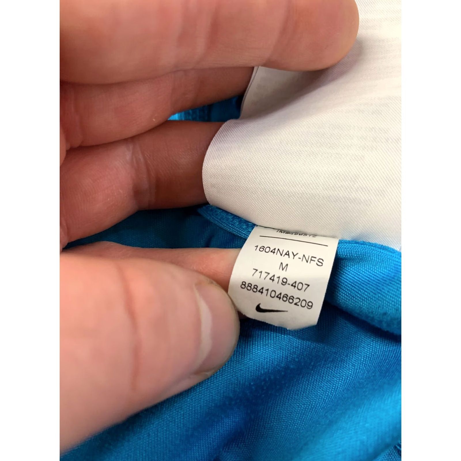 Nike NIKE RUNNING SHIRT Women M Medium Blue 2016 Dri-FIT Training Jersey T-Shirt Nike Run Size M / US 6-8 / IT 42-44 - 7 Thumbnail