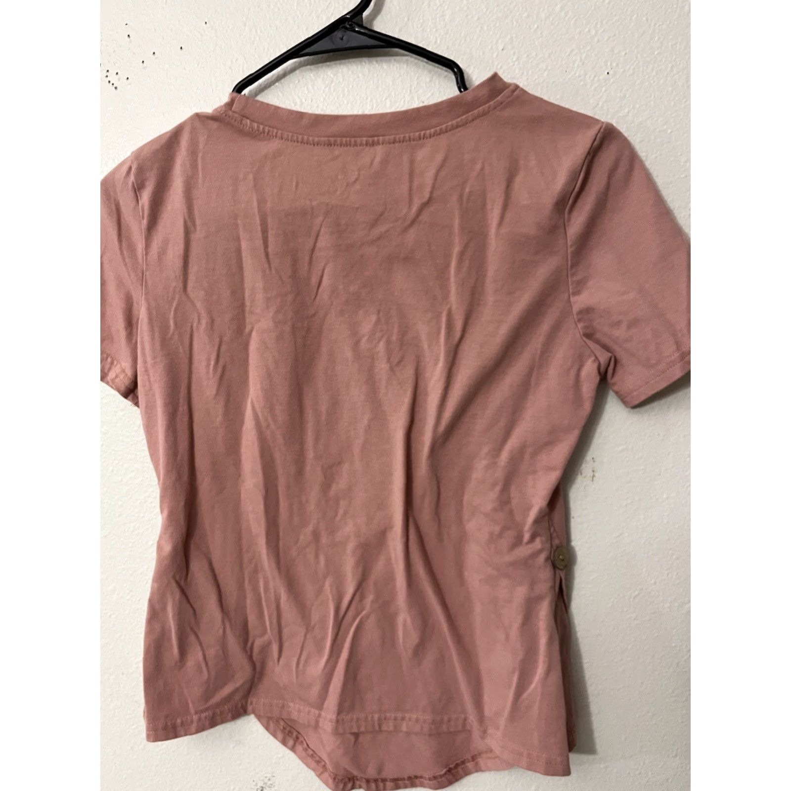 Shein SHEIN Pink Ruffle Blouse Women Size Small Solid Size S / US 4 / IT 40 - 2 Thumbnail
