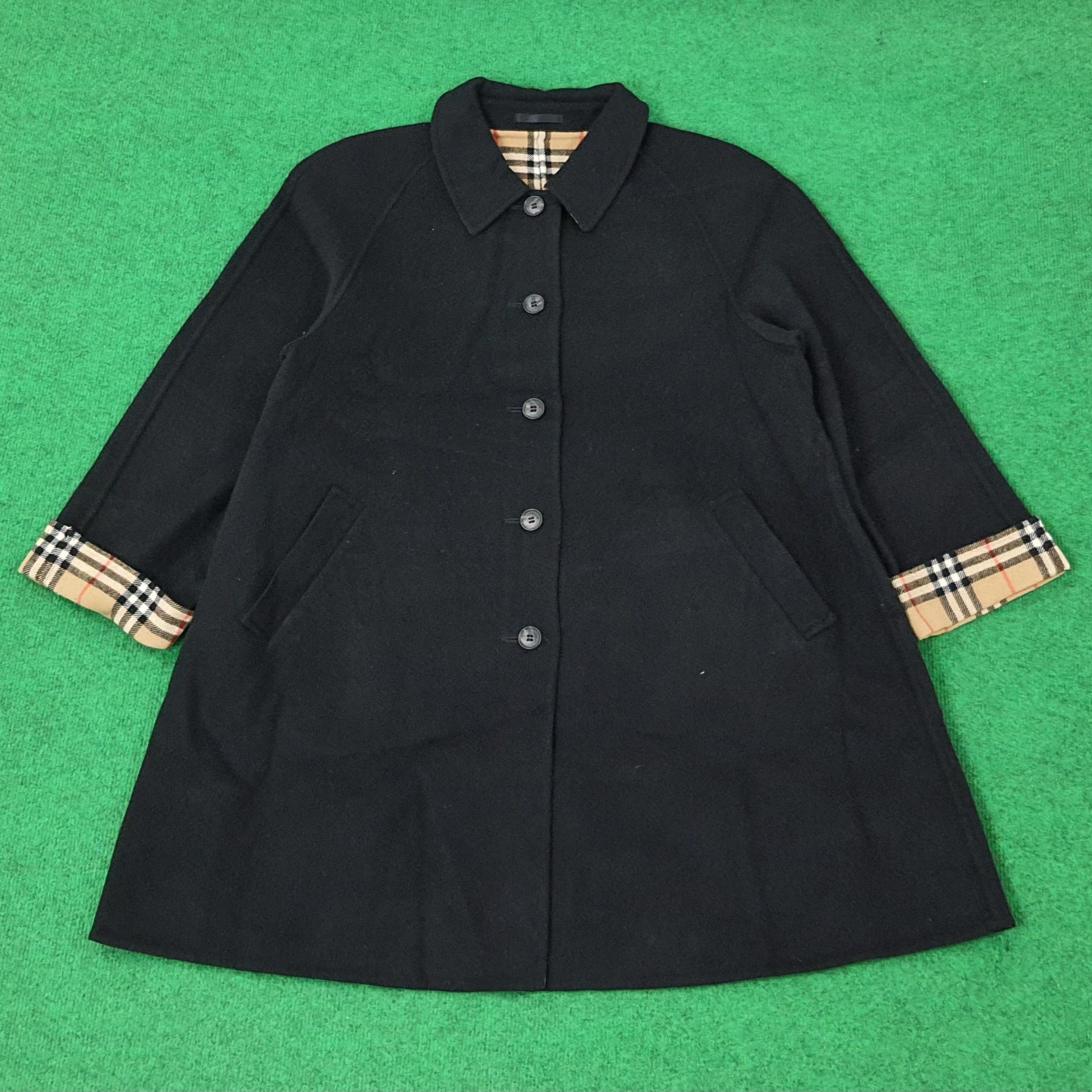 Burberry Vintage Burberrys' Nova Check Custom Logo Jacket C245N7 Size US L / EU 52-54 / 3 - 3 Thumbnail