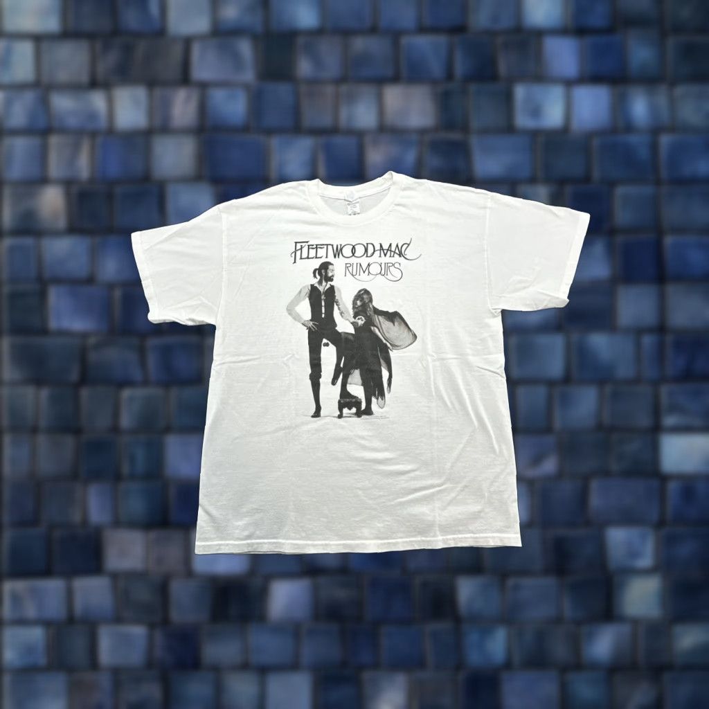 Anvil VINTAGE Fleetwood Mac Shirt Adult XL Rumours Tour 2014 White T-shirt Size US XL / EU 56 / 4 - 1 Thumbnail