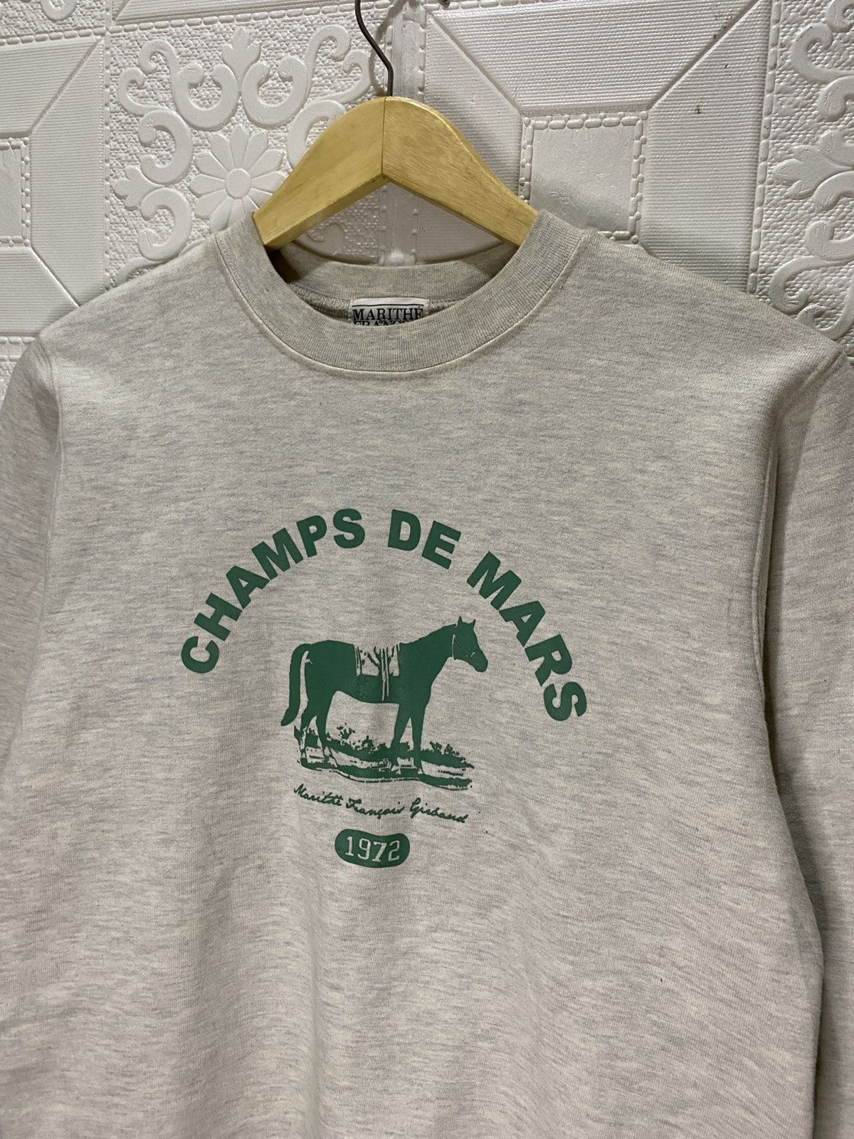 Designer × Marithe + Francois Girbaud Marithe Francois Girbaud Sweatshirt (Champs De Mars) Size S / US 4 / IT 40 - 2 Thumbnail