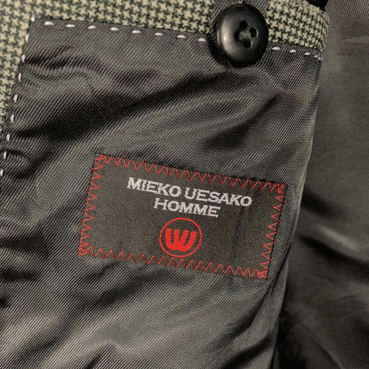 Japanese Brand Mieko Uesako Homme Herringbone Casual Jacket Size US M / EU 48-50 / 2 - 16 Thumbnail