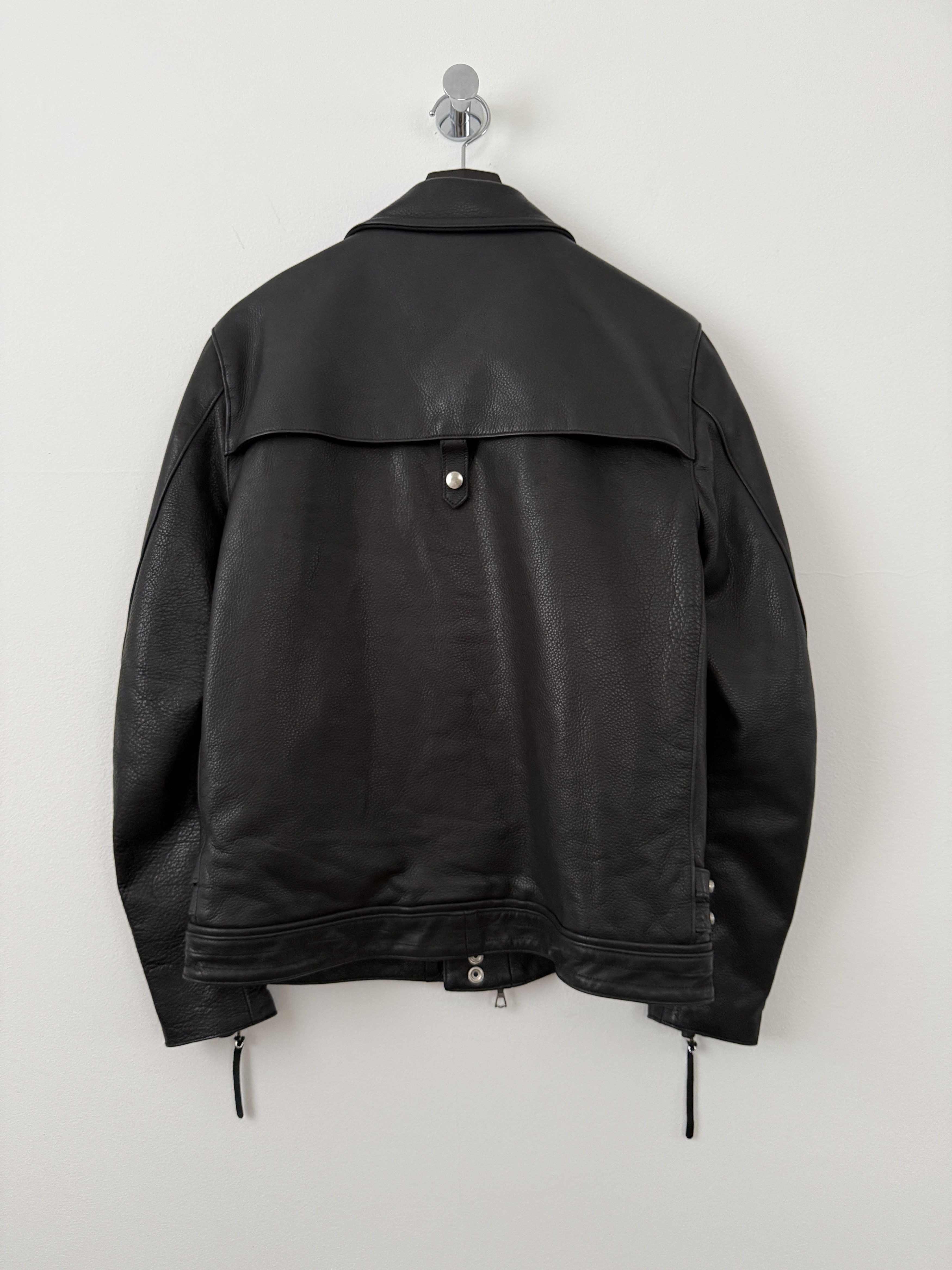 John Elliott Leather Moto Jacket Size US L / EU 52-54 / 3 - 3 Thumbnail