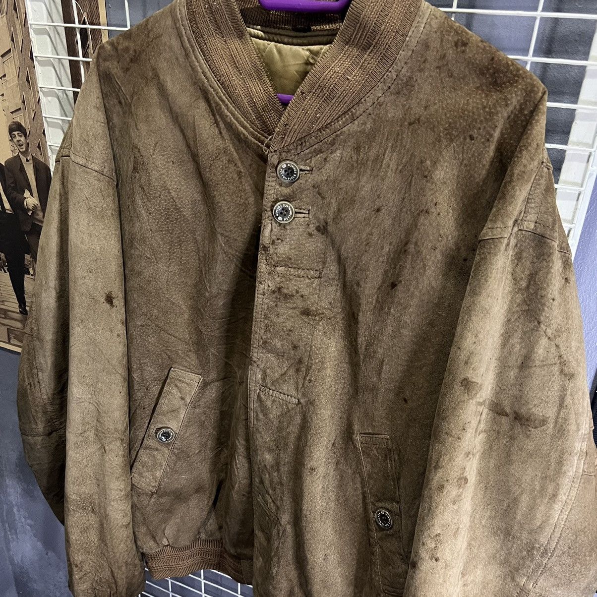 Japanese Brand × PPFM “PPFM” VINTAGE LEATHER JACKET Size US L / EU 52-54 / 3 - 2 Thumbnail