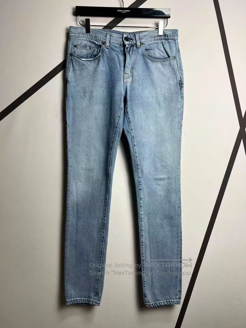 Saint Laurent Paris Saint Laurent Paris Light Blue Vintage Basic Denim Pants i Size US 30 / EU 46 - 1 Thumbnail