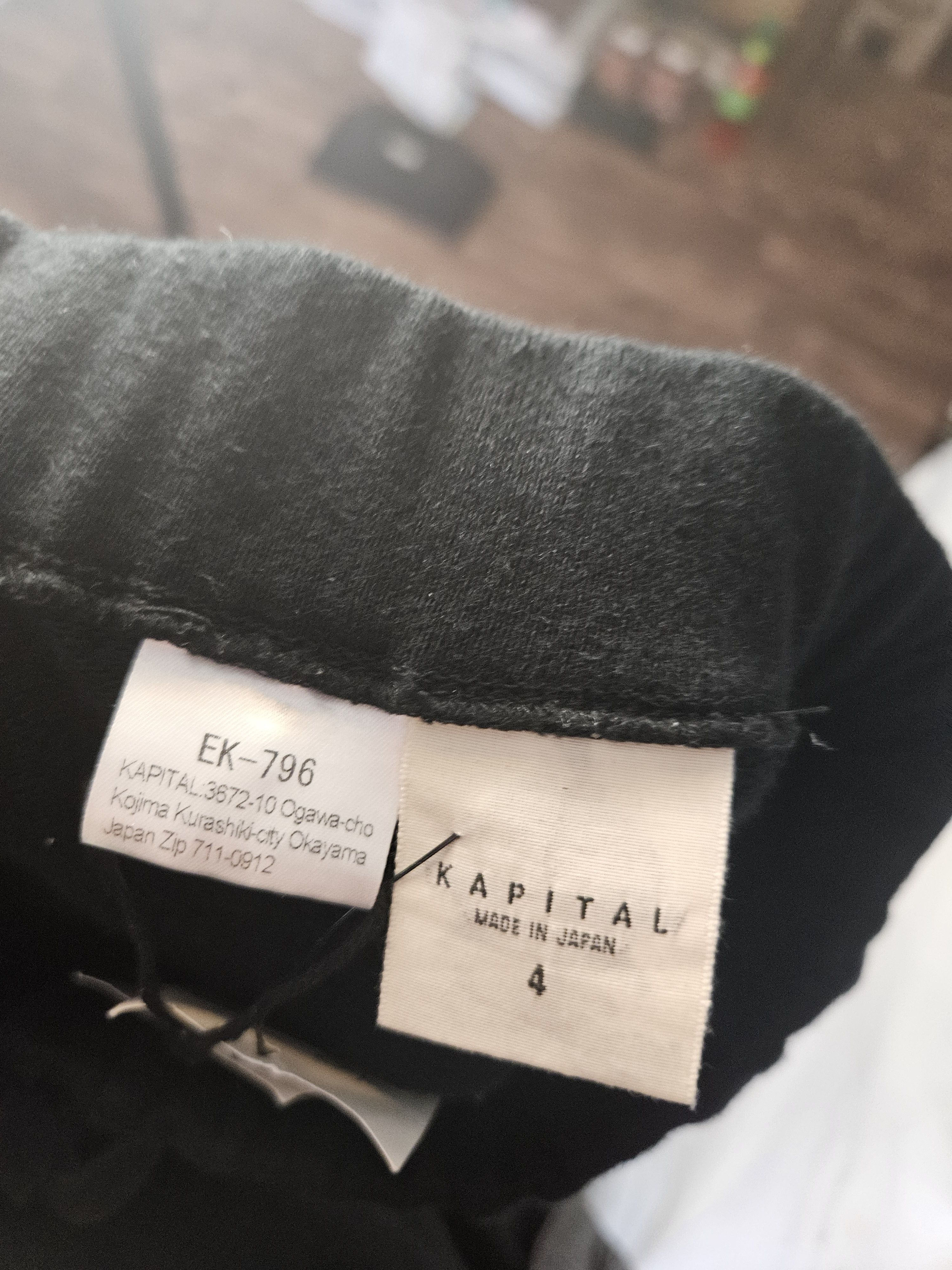 Kapital Smiley Print Black Sweatpants Size US 36 / EU 52 - 9 Thumbnail