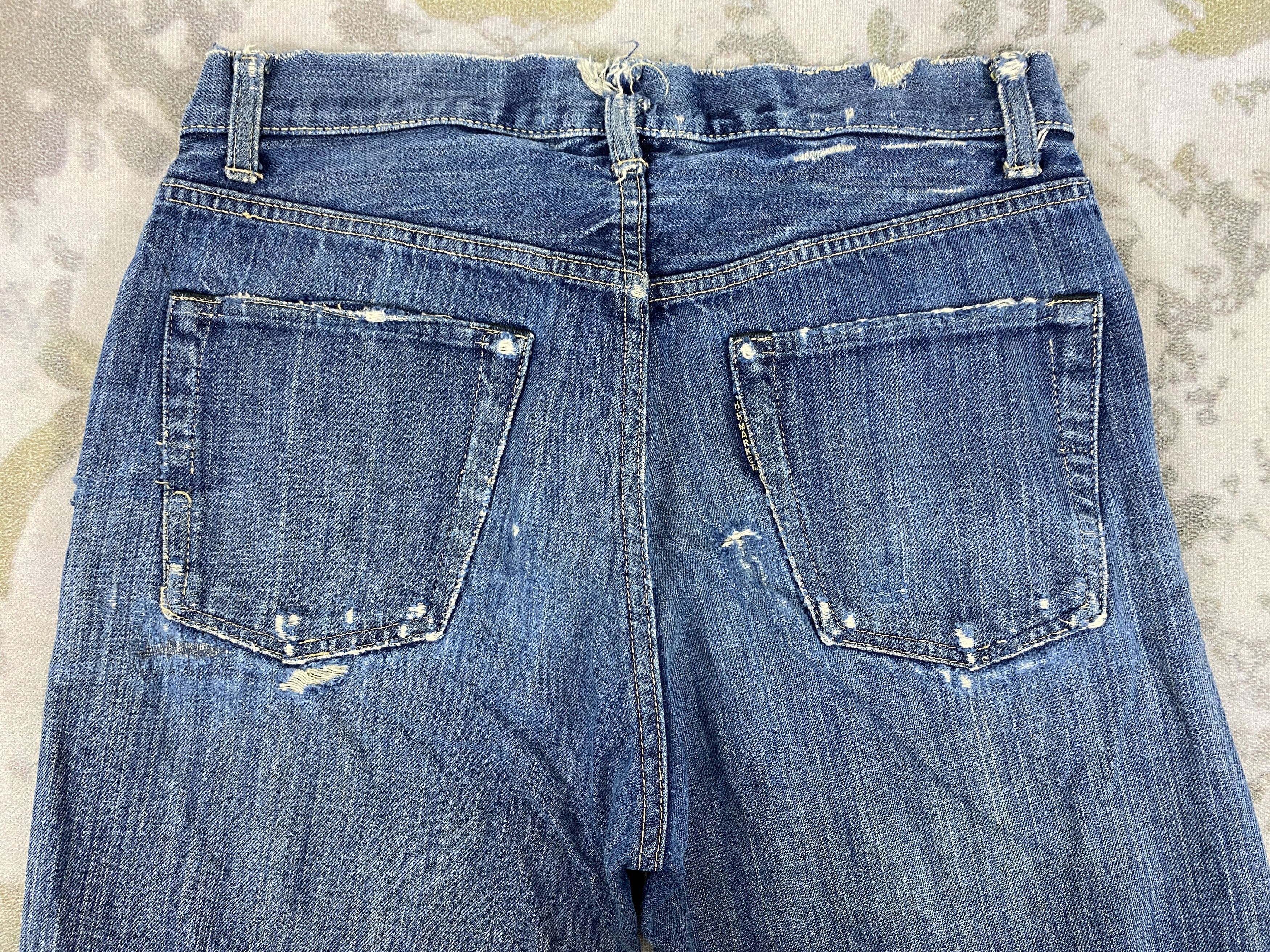 Japanese Brand Redline HR Market Vintage Jeans 32x31 - JN3679 Size US 32 / EU 48 - 4 Thumbnail