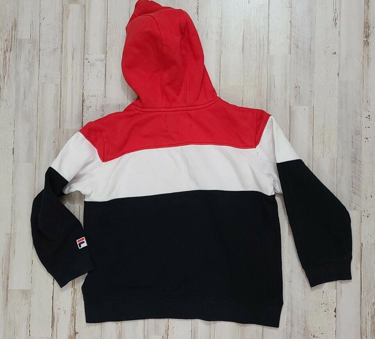 Fila Kids FILA Hoodie Size Large 10 Black and red 90's Street Y2k Size US XXS / EU 40 - 3 Thumbnail