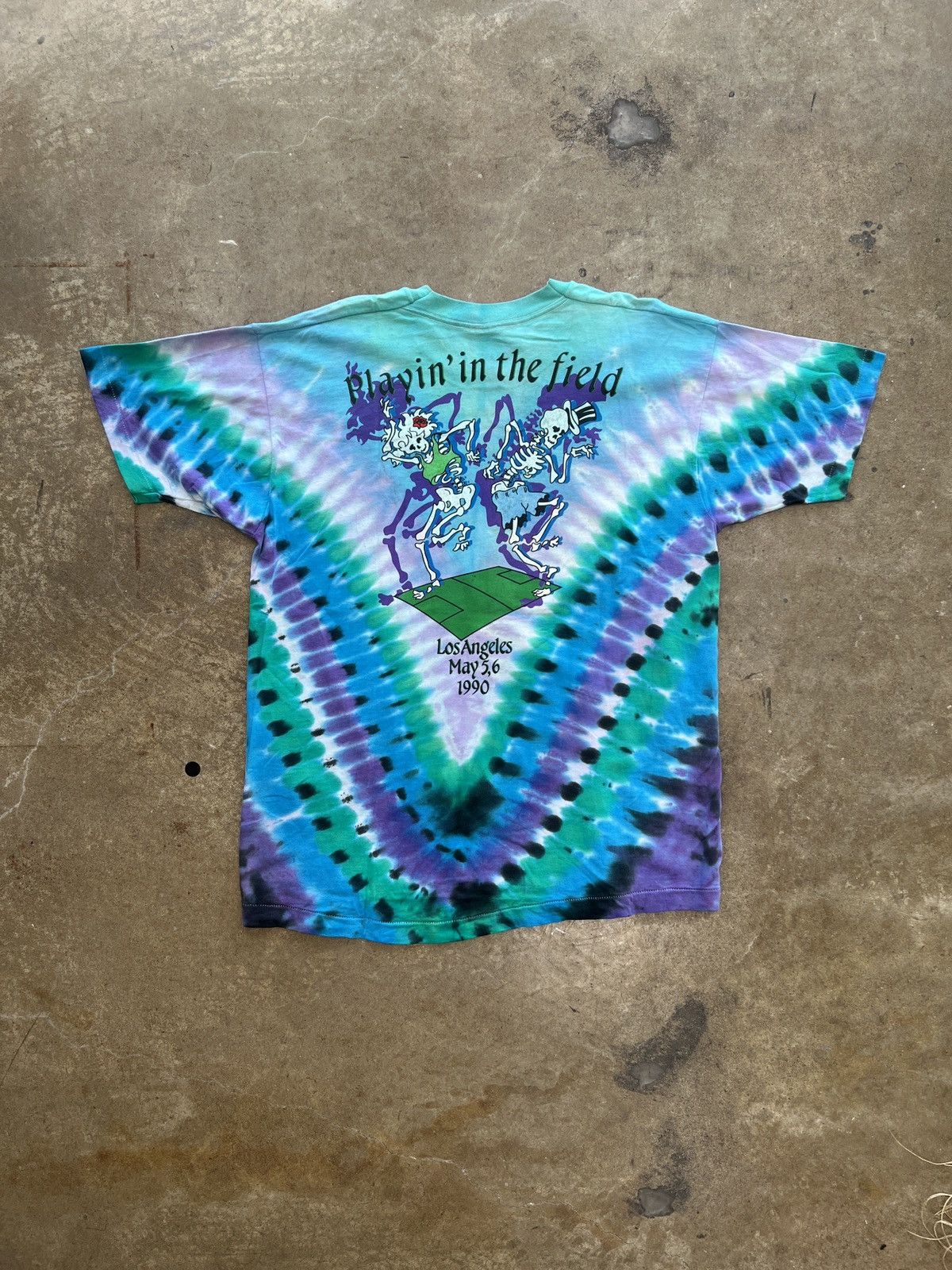 Band Tees Vintage 1990 Grateful Dead Olympic Velodrome Tie Dye Tee XL Size US XL / EU 56 / 4 - 6 Thumbnail