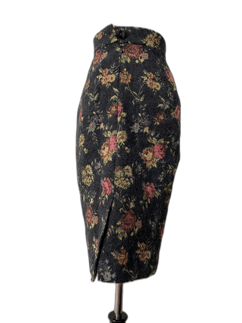 Vivienne Westwood Vivienne Westwood 1998 Floral Wool Skirt - dmc Size 24" / US 00 / IT 34 - 1 Thumbnail