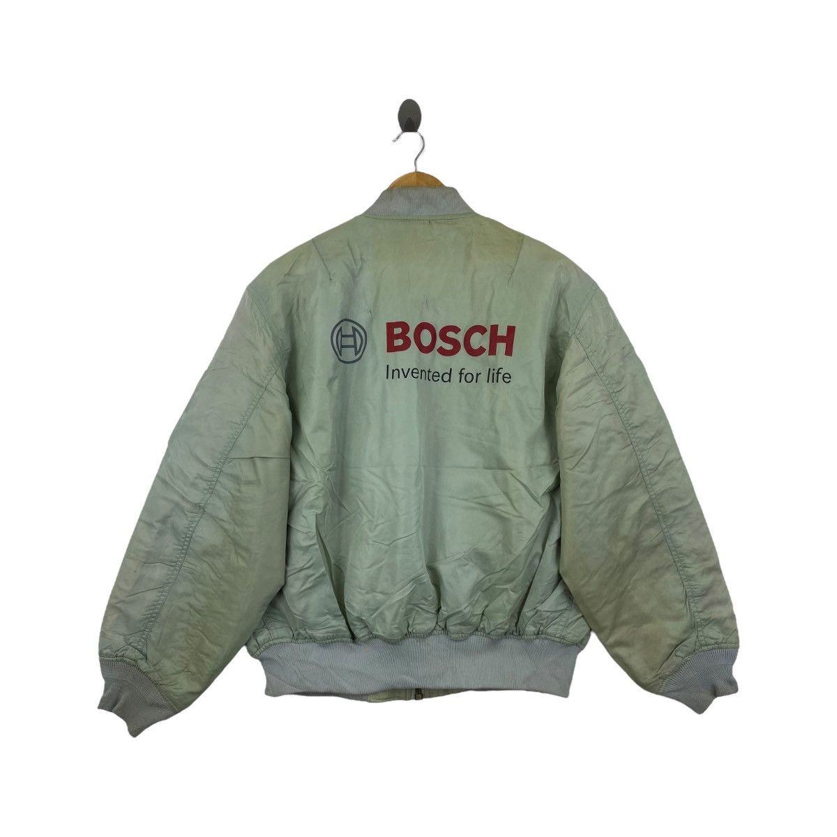 Vintage Vintage 90s BOSCH Motosports Bomber Jacket Racing Team Size US XL / EU 56 / 4 - 5 Thumbnail