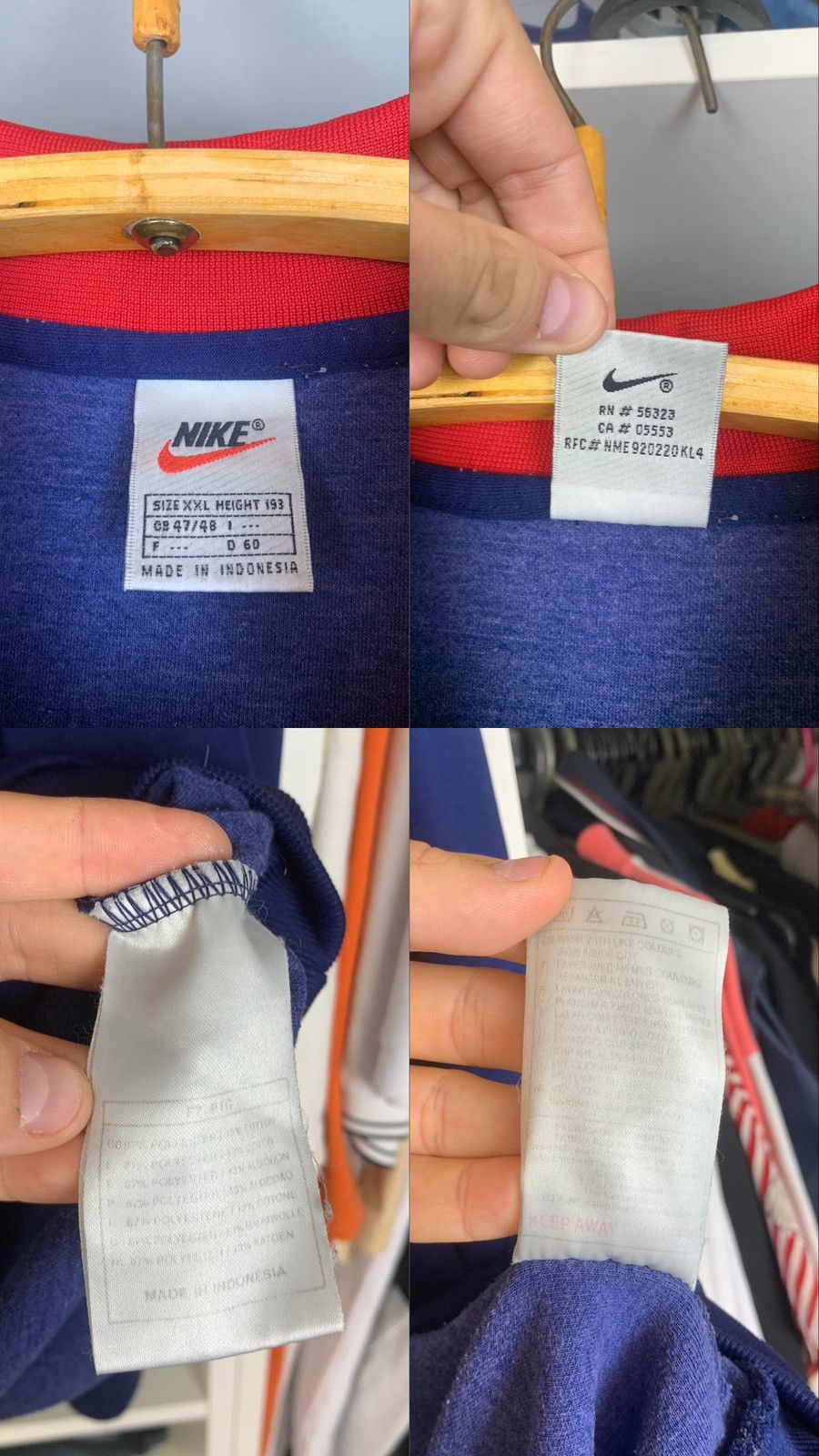 Nike Vintage 90s Nike Arsenal Soccer Sweatshirt Size US XXL / EU 58 / 5 - 5 Thumbnail