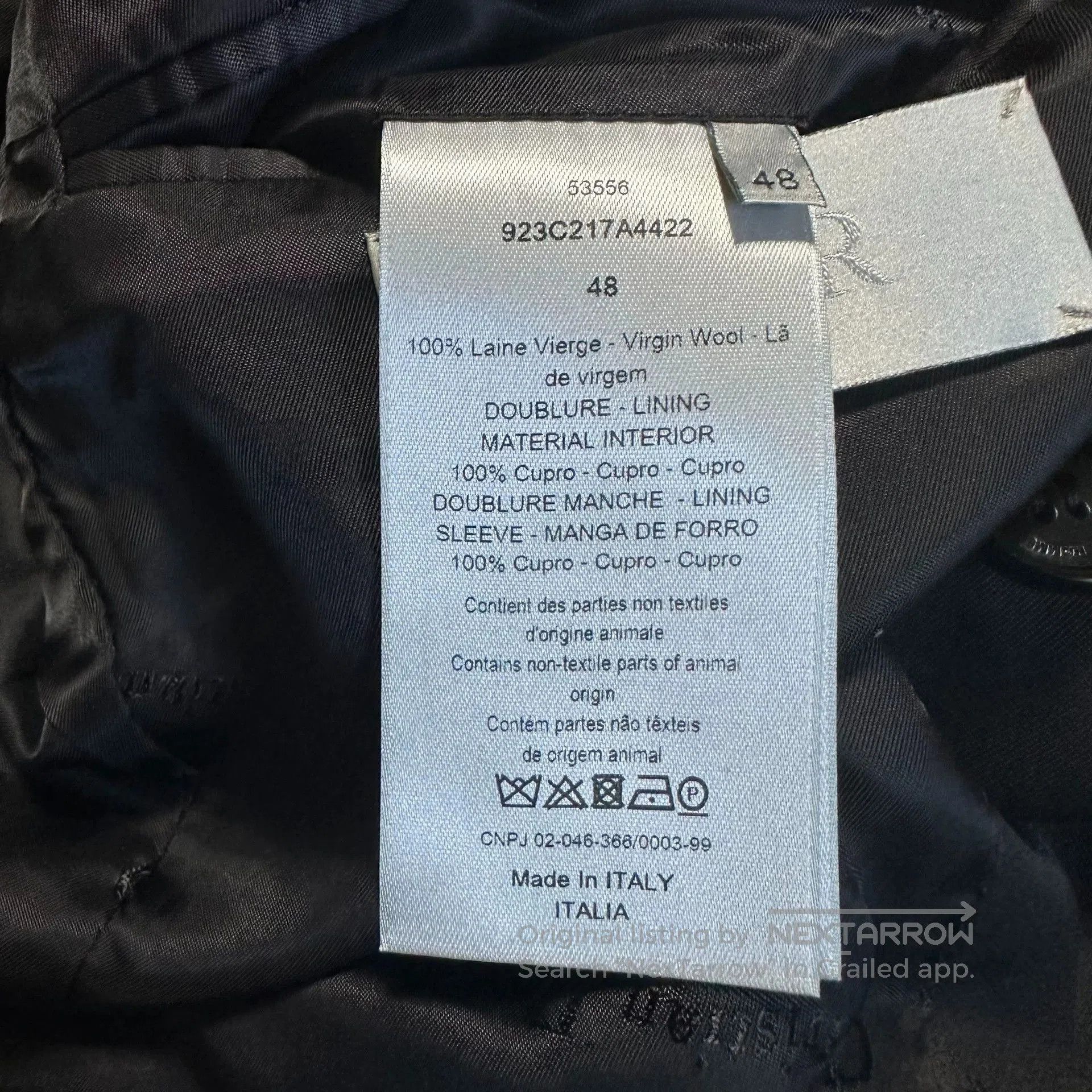 Dior Dior Wool Logo Patterned Blazer. Size US S / EU 44-46 / 1 - 8 Thumbnail
