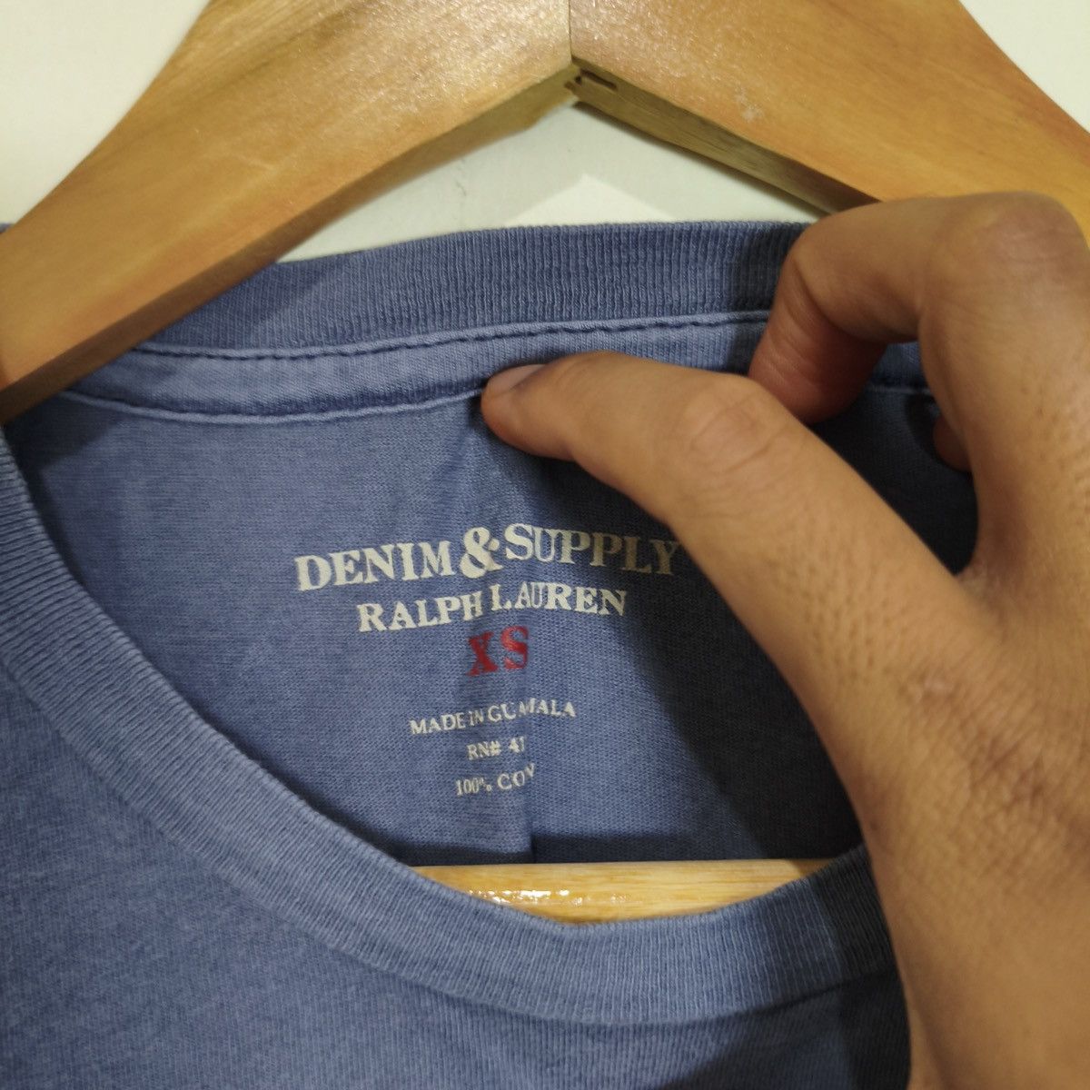 Ralph Lauren Denim & Supply Ralph Lauren cotton pocket t-shirt Size US XS / EU 42 / 0 - 3 Thumbnail