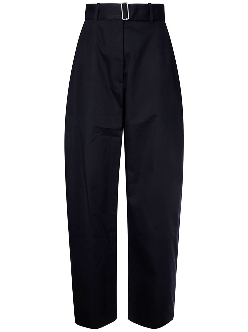 ROUND LEG COTTON TROUSERS