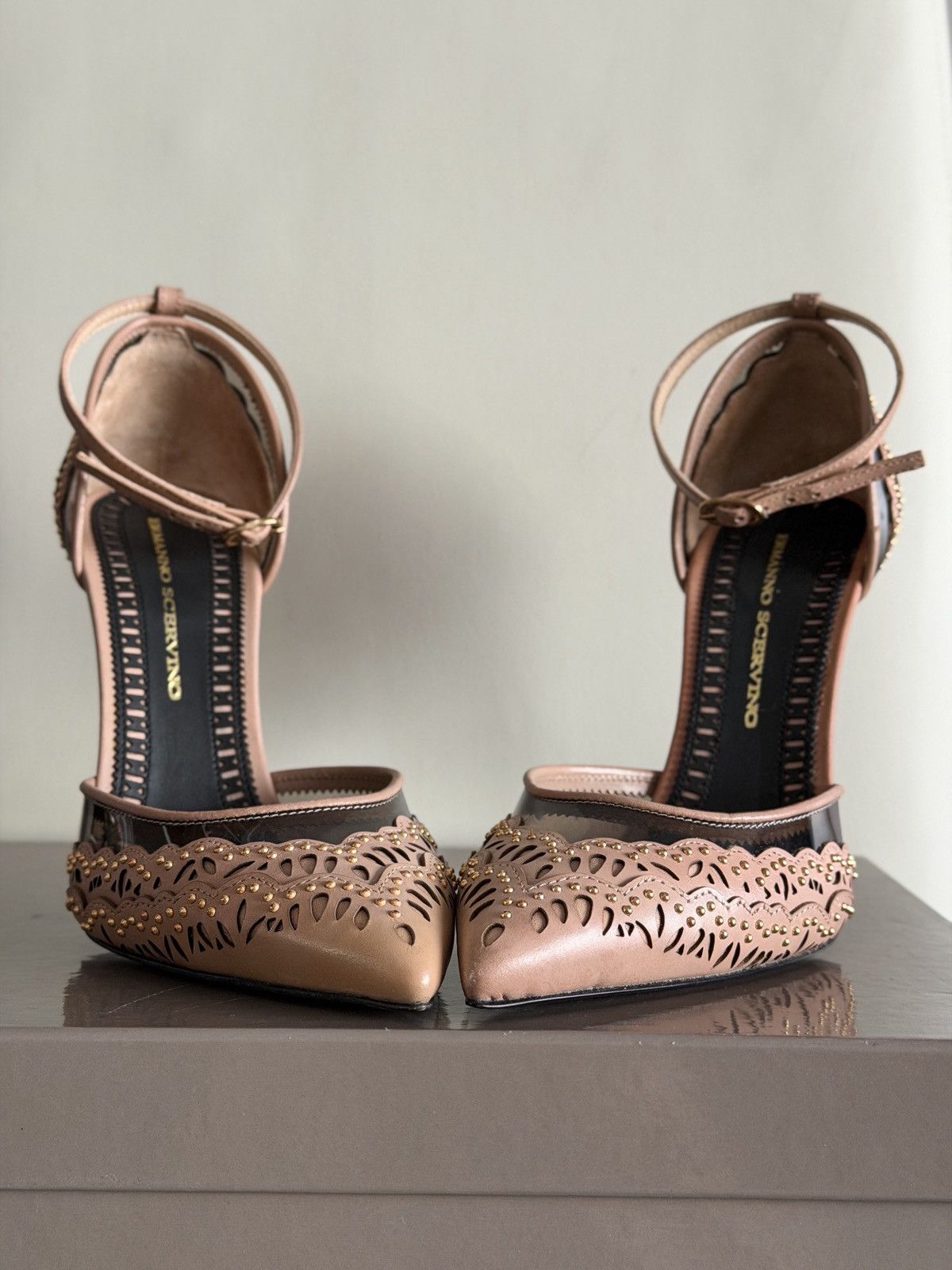 Ermanno Scervino Ermanno Scervino beige pumps Size US 8 / IT 38 - 2 Thumbnail
