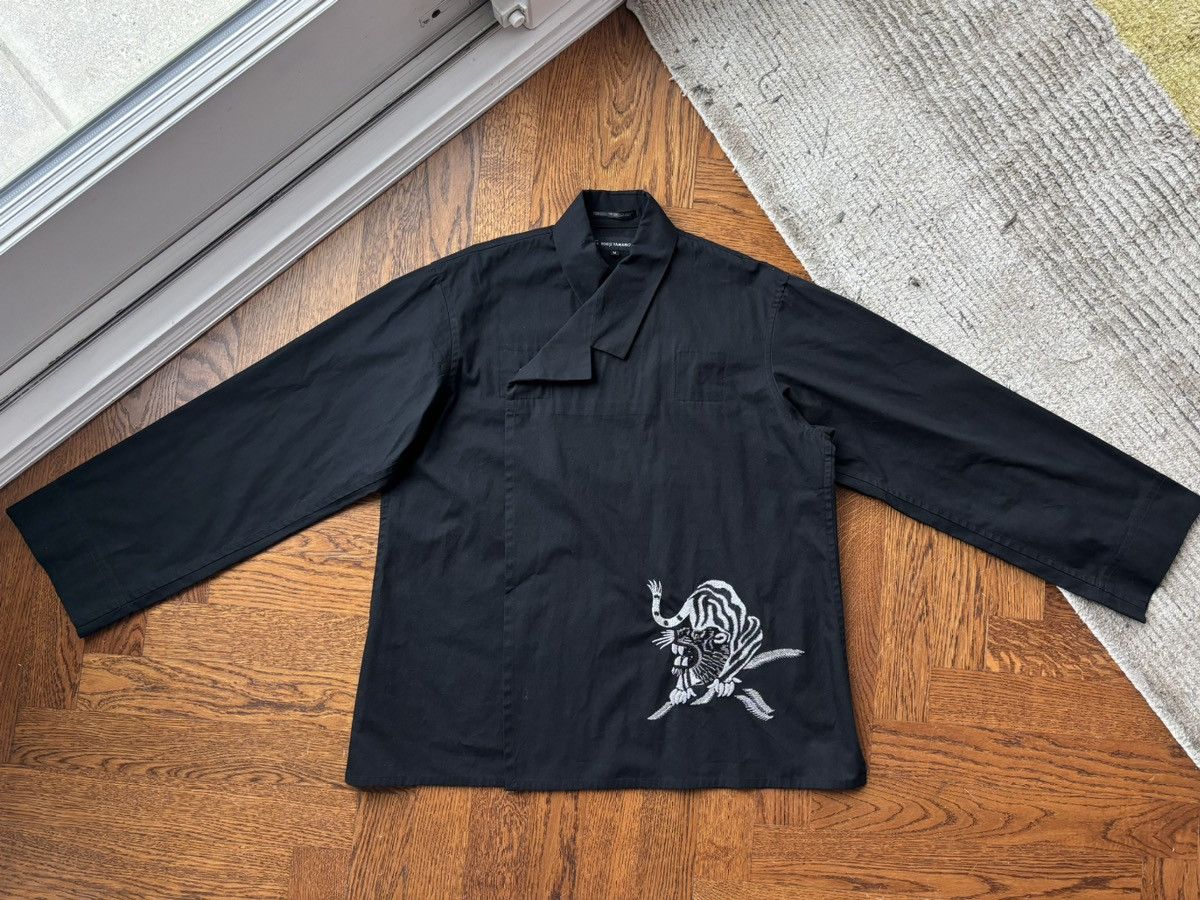 Vintage × Y's × Yohji Yamamoto 1990s Y’s Yohji Yamamoto Jacket Vintage Sequin Tiger 1998 SS Size US M / EU 48-50 / 2 - 14 Thumbnail