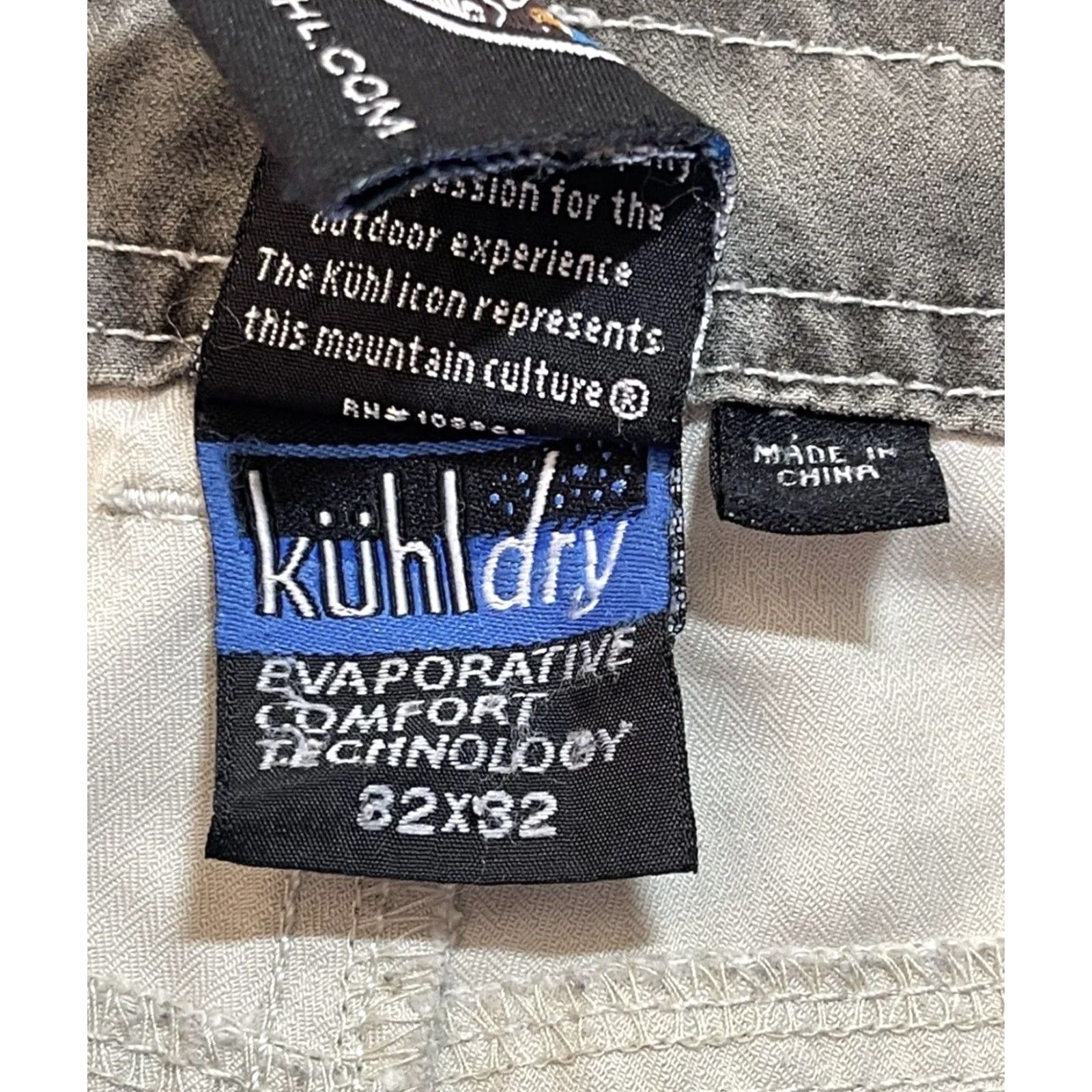 Vintage KUHL Outdoor Pants Mens 32x32 Khaki Lightweight Straight Leg Travel Workwear Size US 32 / EU 48 - 4 Thumbnail
