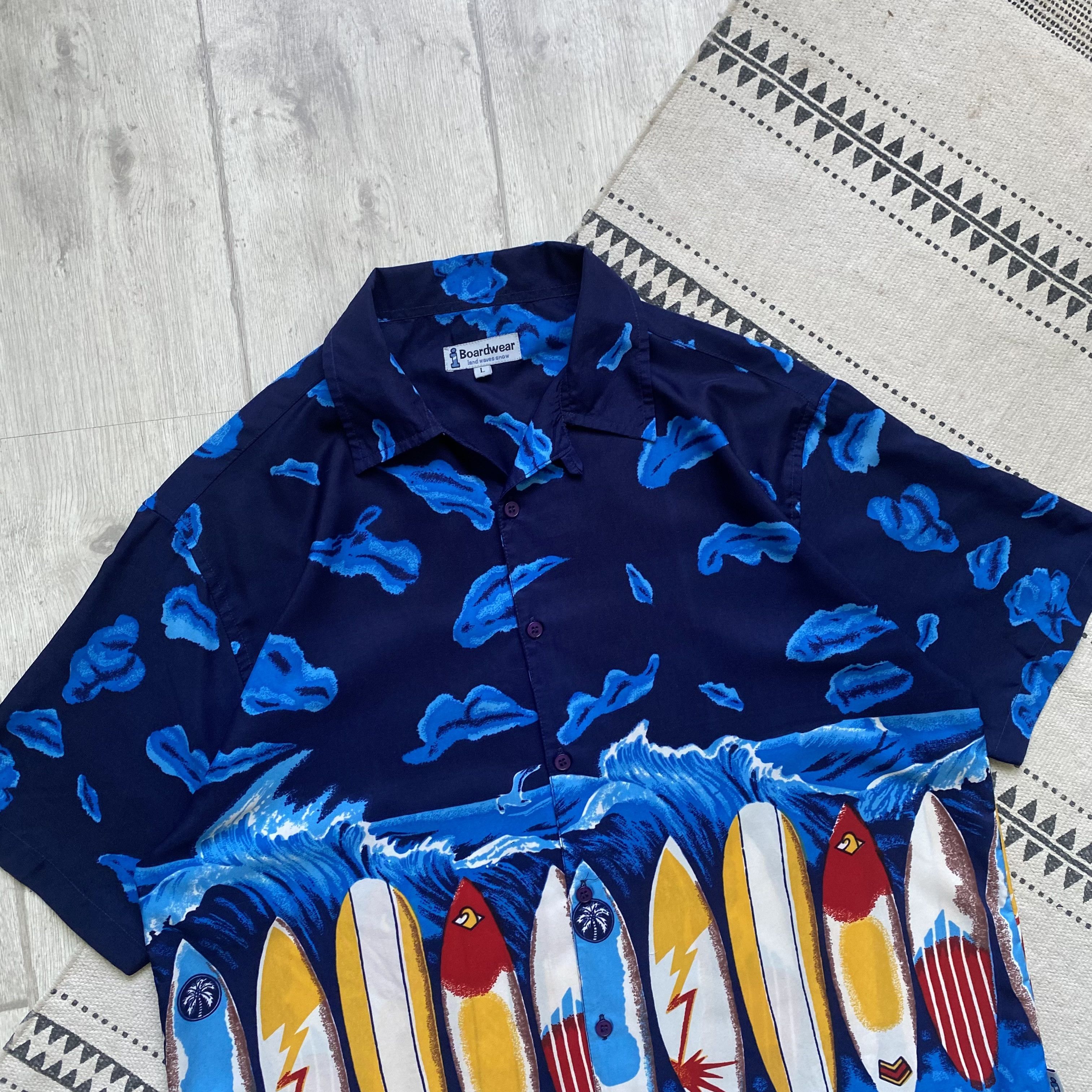 Billabong 🏄🏻‍♂️ Vintage Surf Hawaiian Shirt Y2K Oneill Billabong Size US L / EU 52-54 / 3 - 2 Thumbnail