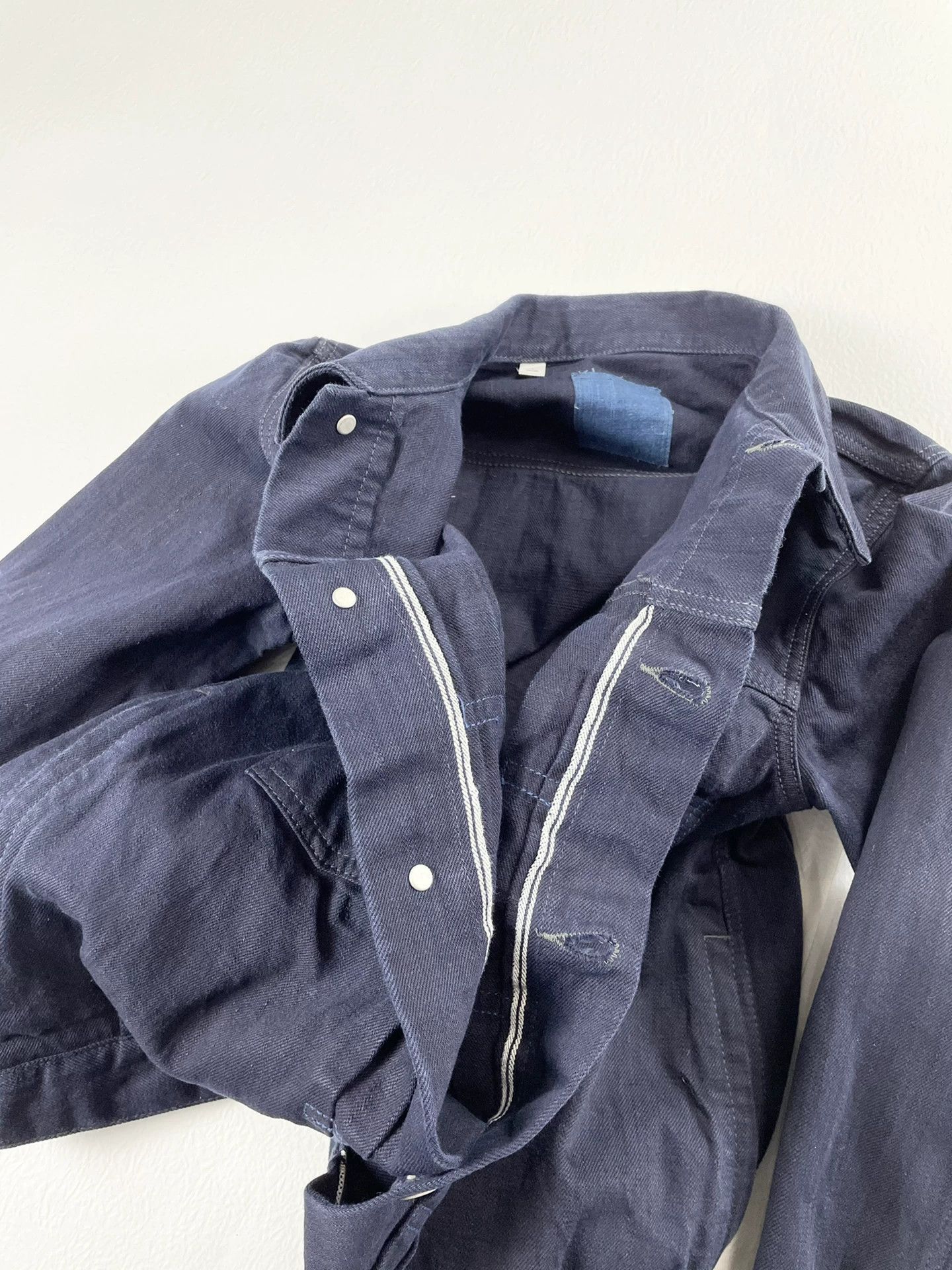 Visvim VISVIM ICT JUMBO 101 Natural Dyed Denim Jacket Size US S / EU 44-46 / 1 - 5 Thumbnail