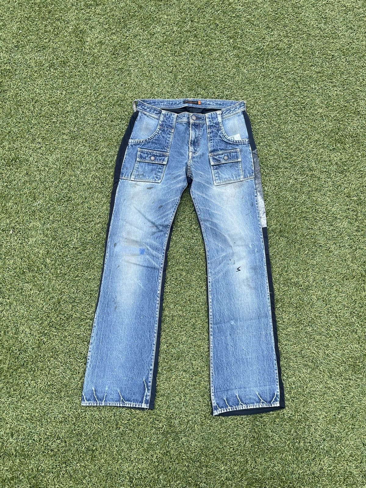Undercover SS06 “T” - Undercover Klaus Hybrid Cargo Denim Size US 32 / EU 48 - 1 Thumbnail