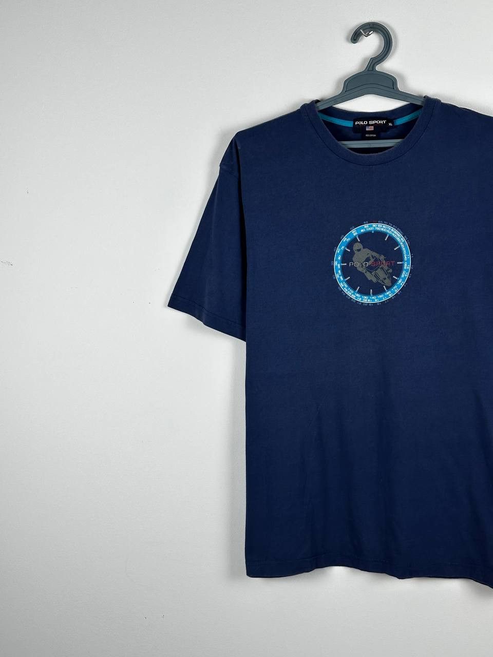 Polo Ralph Lauren × Ralph Lauren × Vintage Vintage Polo Sport Moto Printed T-Shirt Rare Size US XL / EU 56 / 4 - 3 Thumbnail