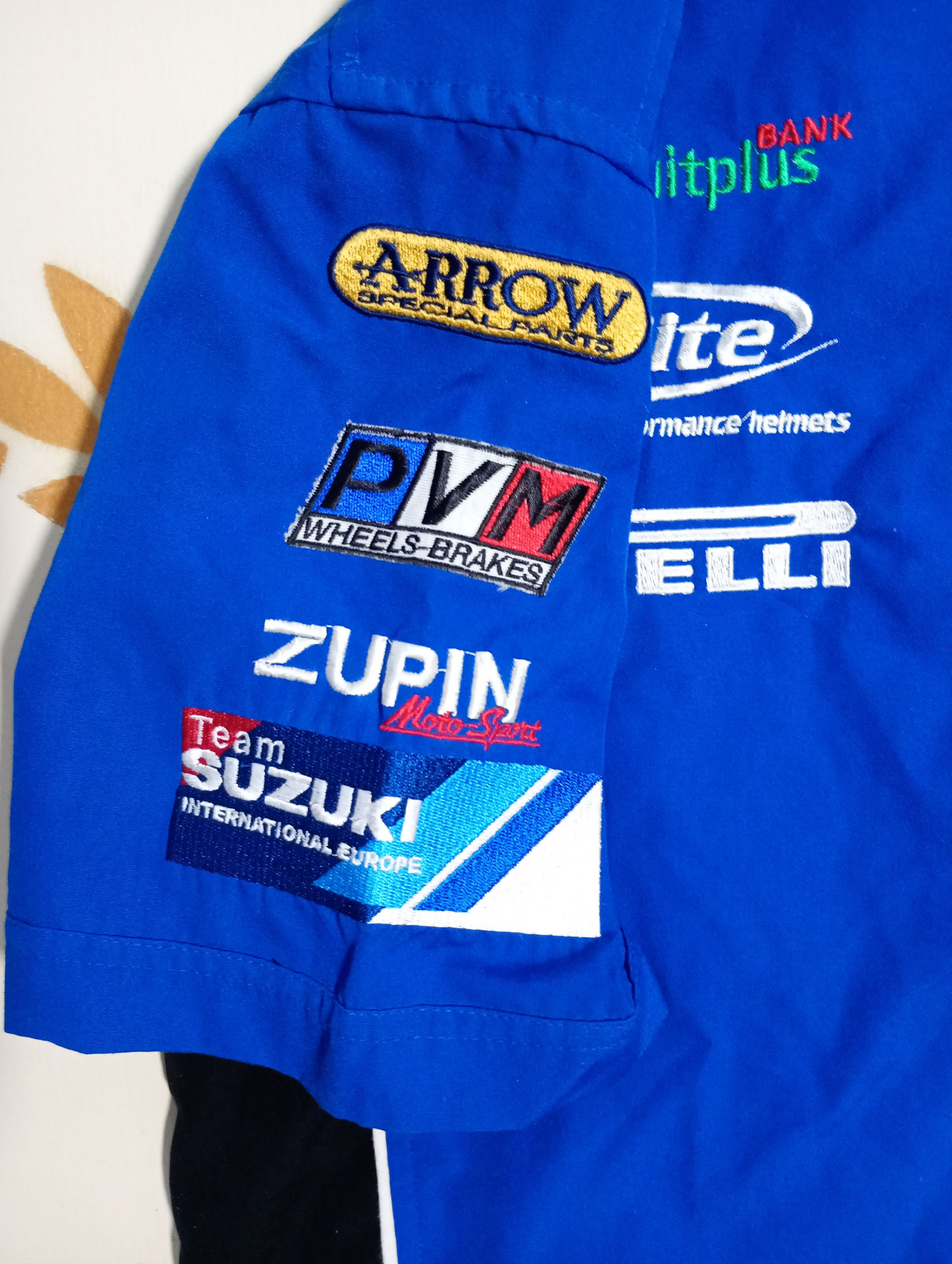 Vintage Suzuki Team International Europe Shirt Vintage 90's Size US M / EU 48-50 / 2 - 10 Thumbnail