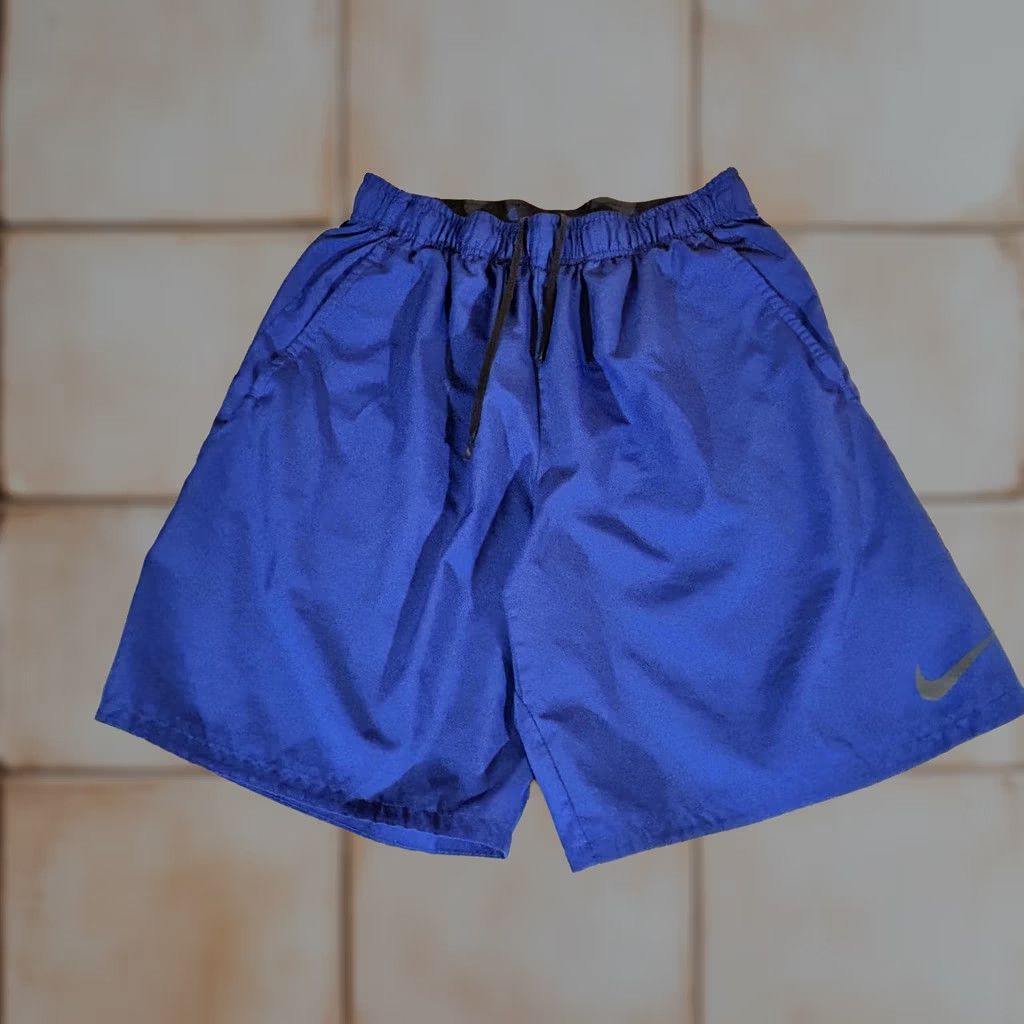 Nike Nike Shorts Mens Large Blue Dri Fit Athletic Running Gym Training Workout Size US 33 - 1 Thumbnail