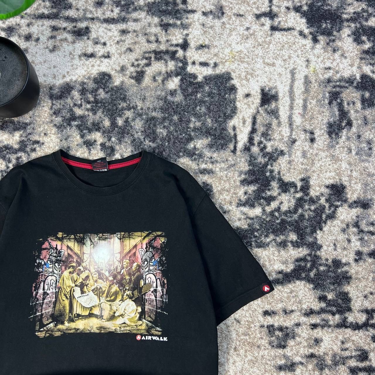 Airwalk Airwalk Vintage Y2k Graffiti Style Big Logo T-Shirt 1TS113 Size US L / EU 52-54 / 3 - 2 Thumbnail