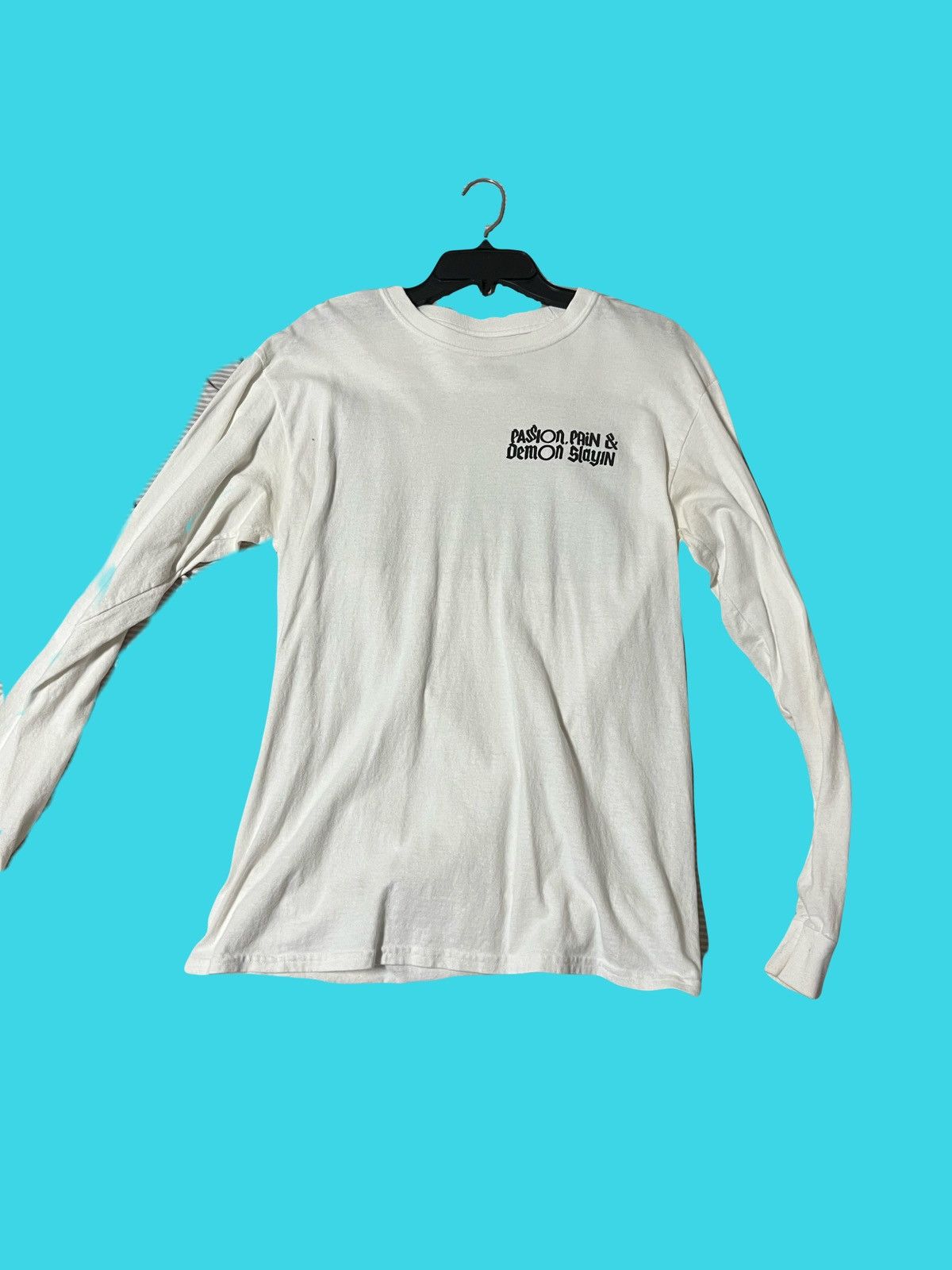 Kid Cudi × Virgil Abloh Passion Pain & Demon Slayin’ Long Sleeve T-Shirt Size US M / EU 48-50 / 2 - 1 Thumbnail