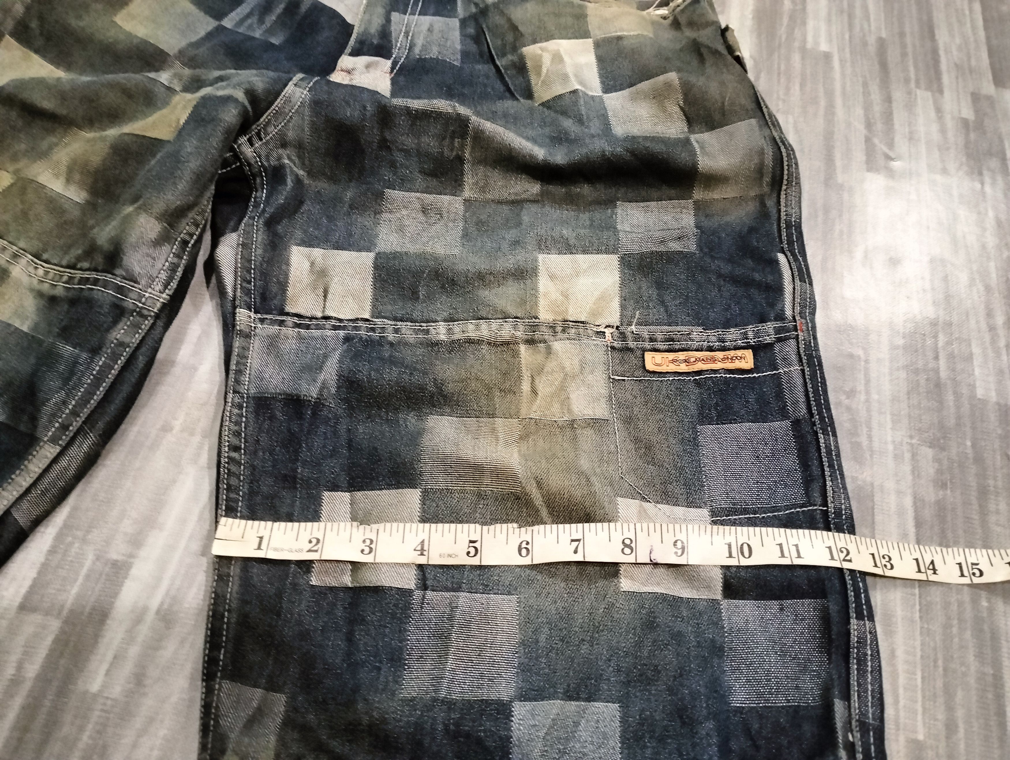 Pepe Jeans Pepe Jeans Baggy Pants Patchwork Design Distressed Pants Size US 35 - 23 Thumbnail