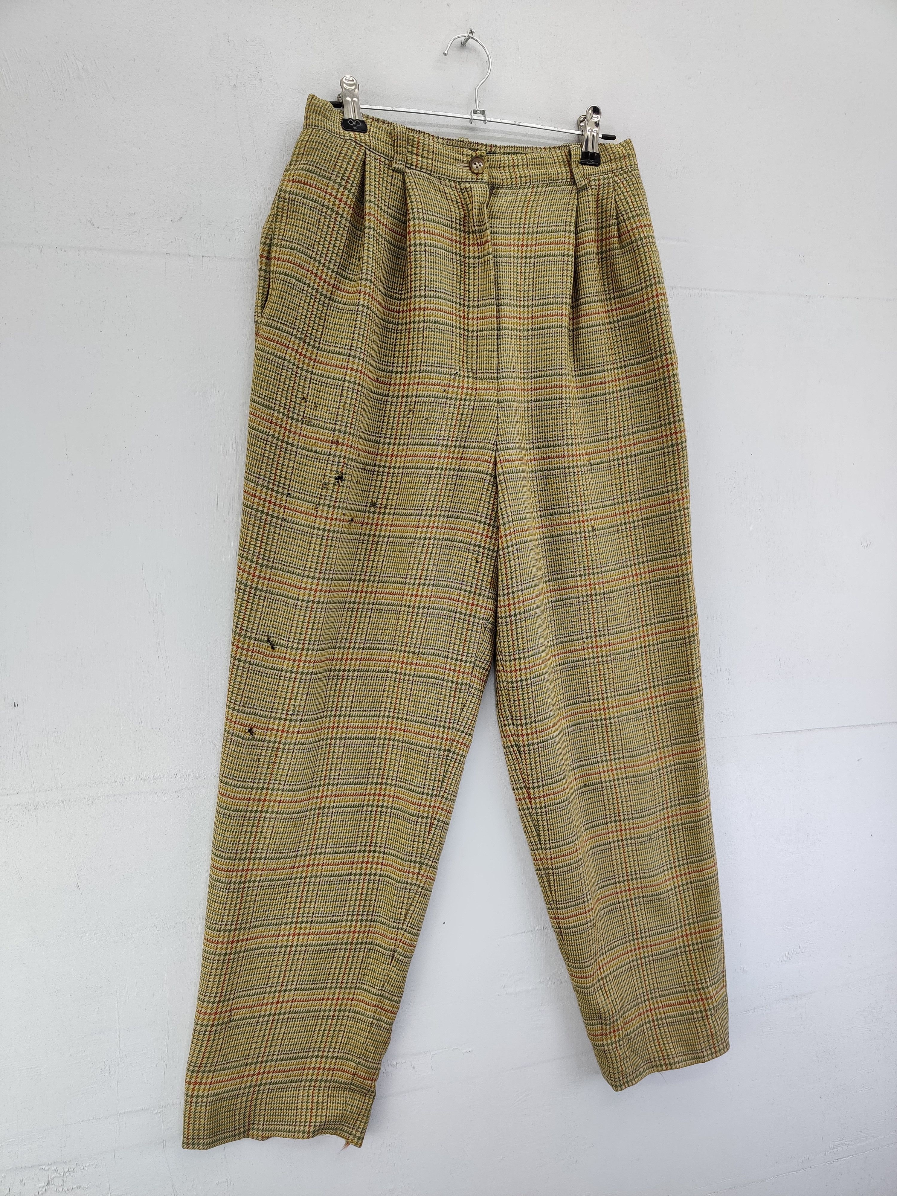 Burberry Vintage Burberrys Checkered Loose Fit Pants Size US 26 / EU 42 - 5 Thumbnail