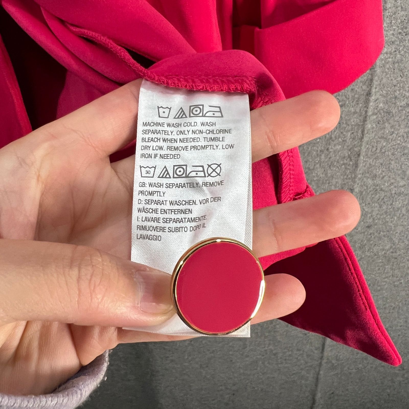 Other GRAVER Susan Graver LK Fusion 3/4 51 Cutaway Hem Blaze Size XL / US 12-14 / IT 48-50 - 9 Thumbnail