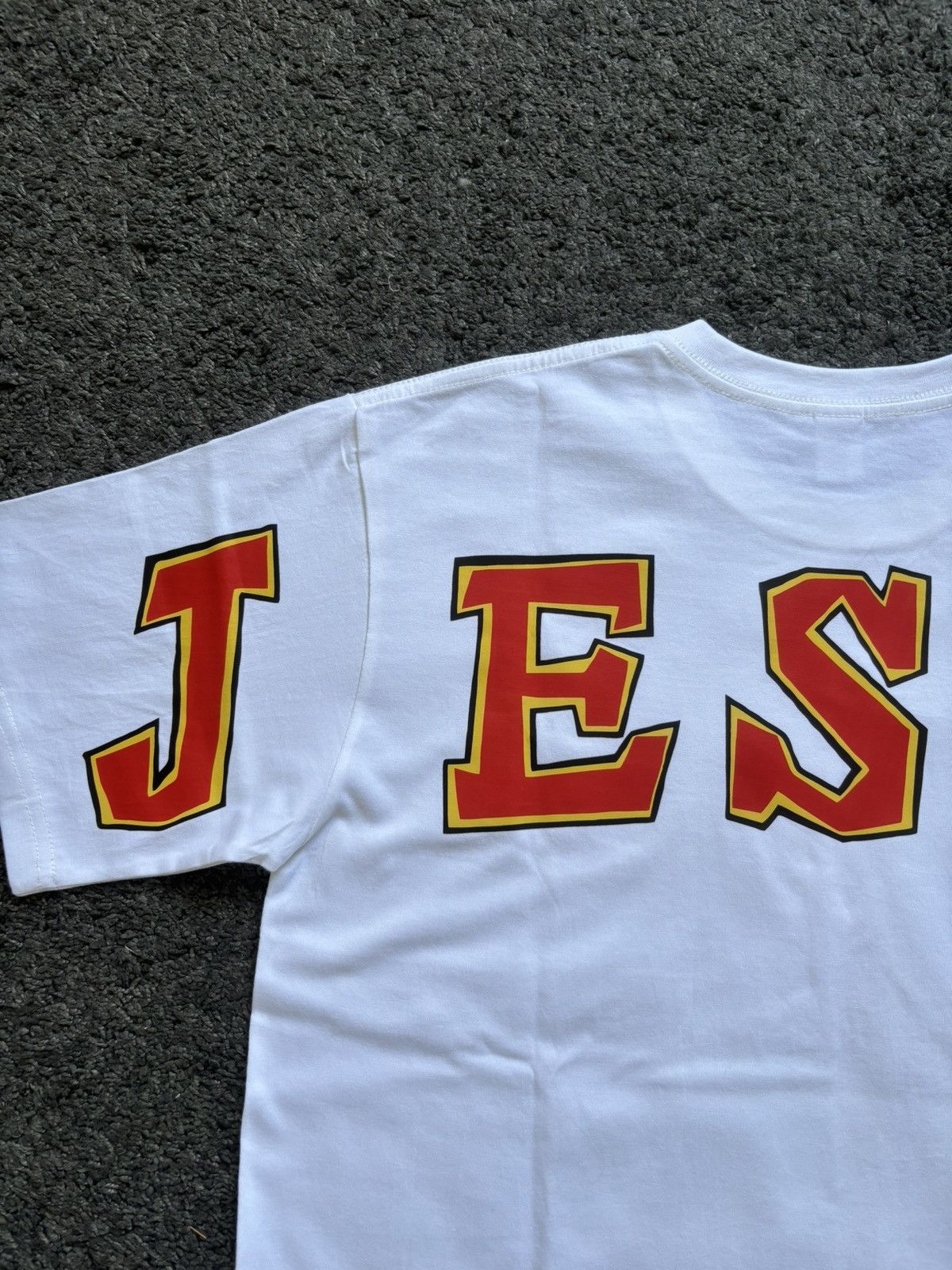 Vintage Vintage red cross Jesus Christian heavyweight white tee Size US M / EU 48-50 / 2 - 12 Thumbnail